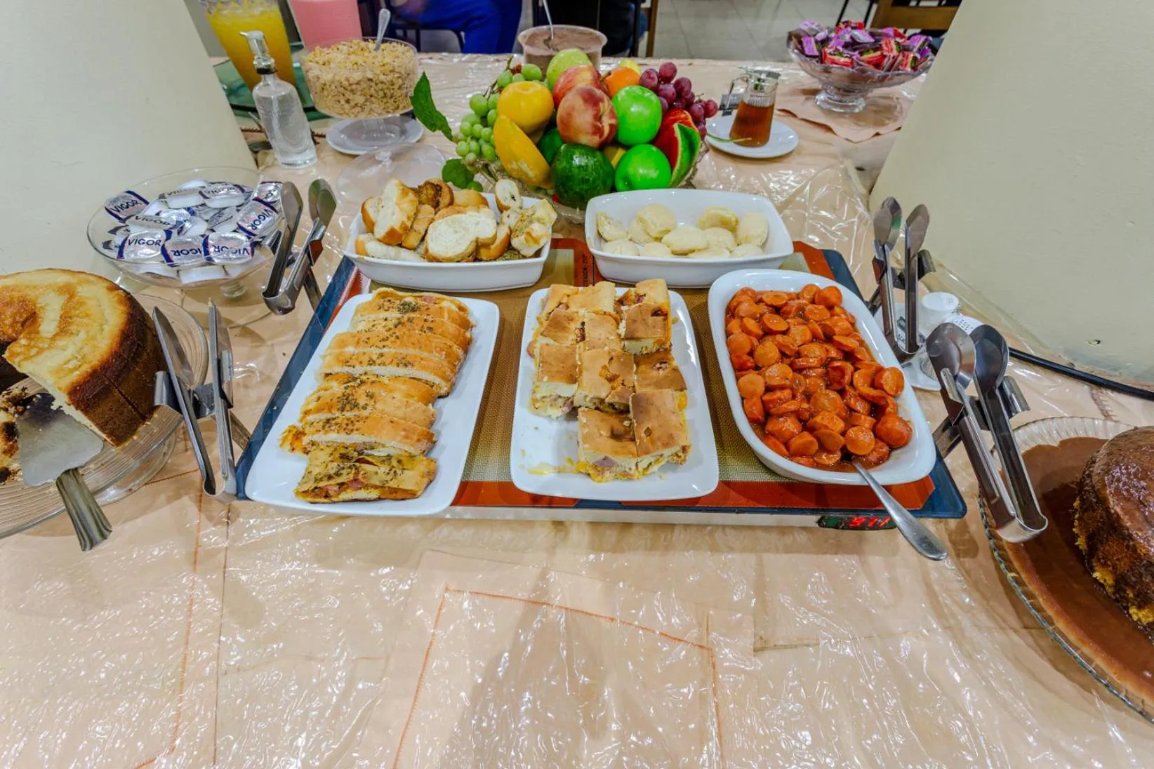 Buffet breakfast in Daher Center Hotel