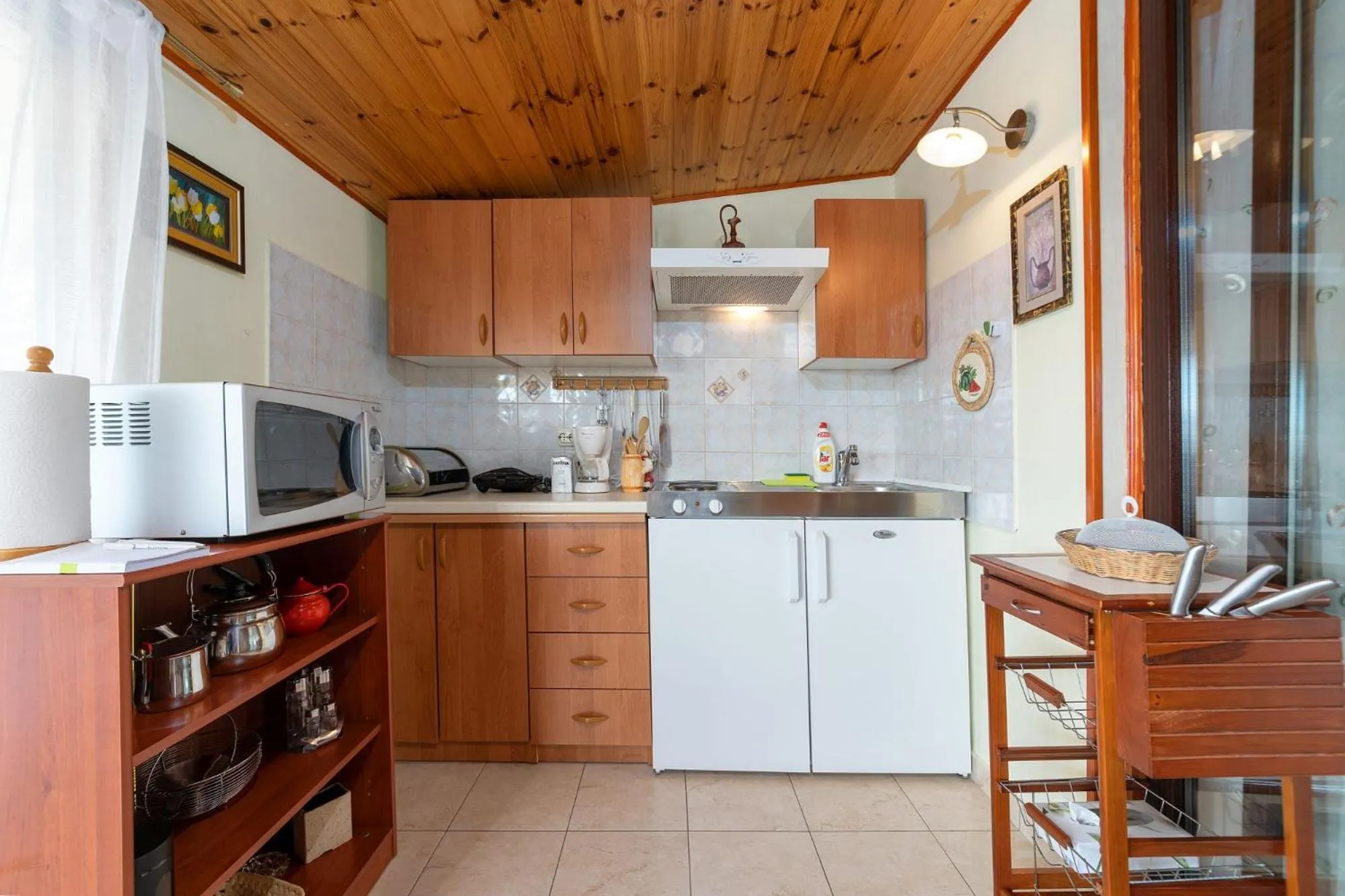 Kitchen or kitchenette in Apartments Pilicari