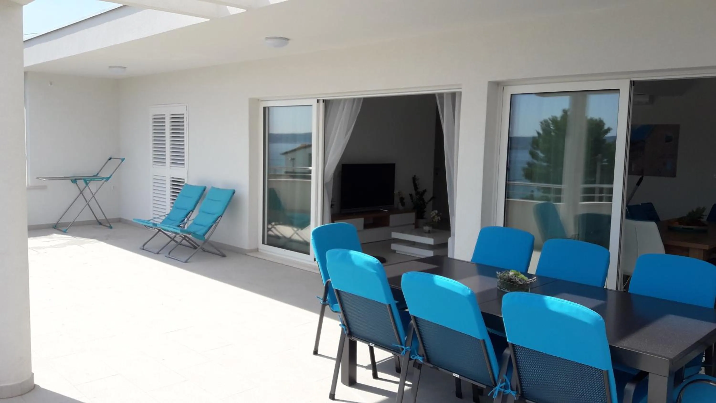 Balcony/Terrace in Villa-Apartments Karmel
