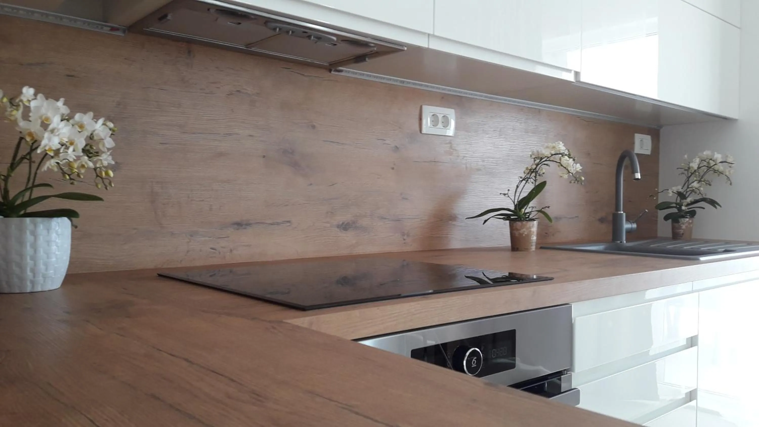 Kitchen or kitchenette in Villa-Apartments Karmel