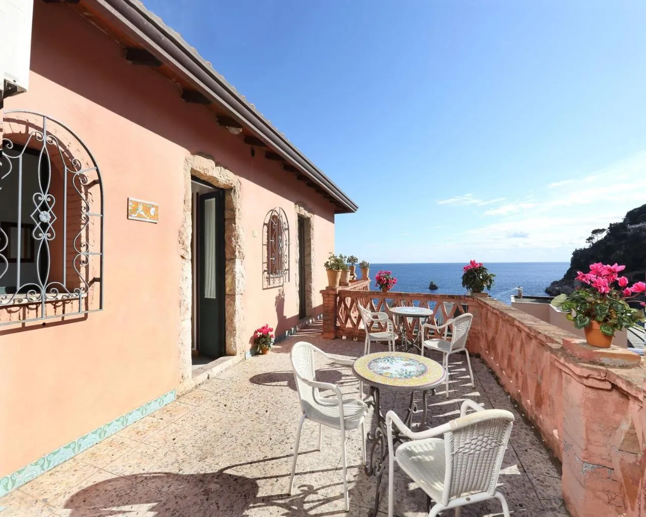 Balcony/Terrace in Hotel Villino Gallodoro
