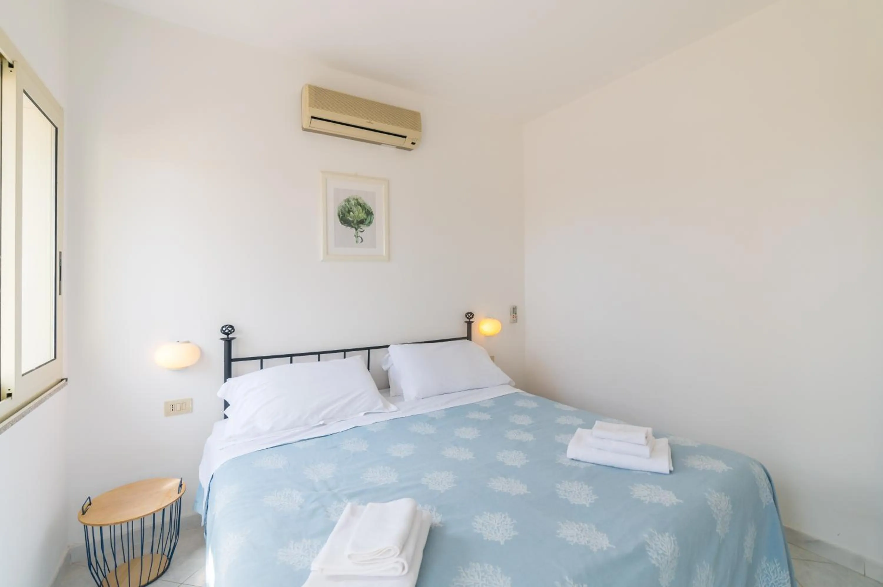 Bed in Hotel Villino Gallodoro