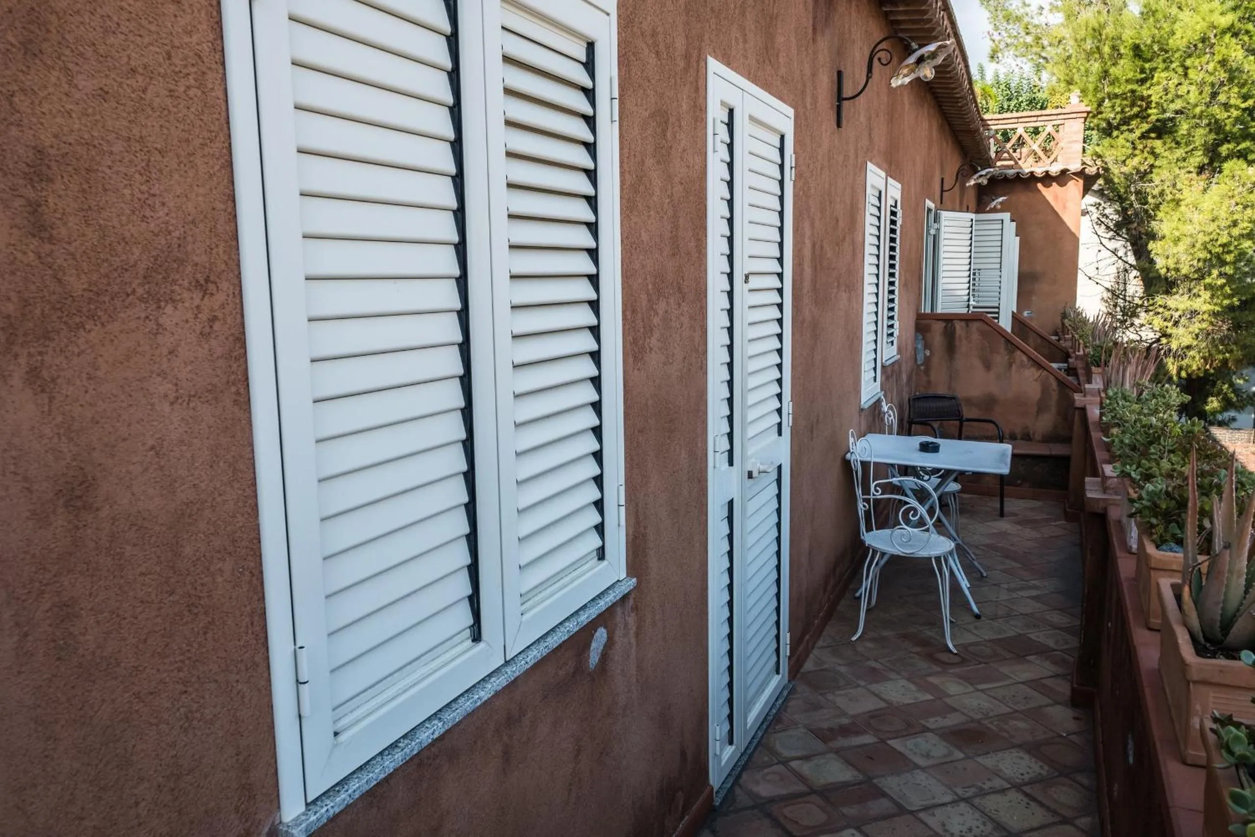 Patio in Hotel Villino Gallodoro