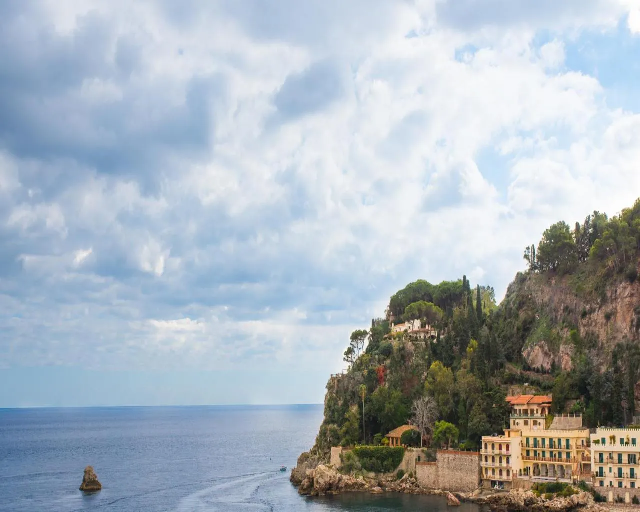 Natural landscape in Hotel Villino Gallodoro