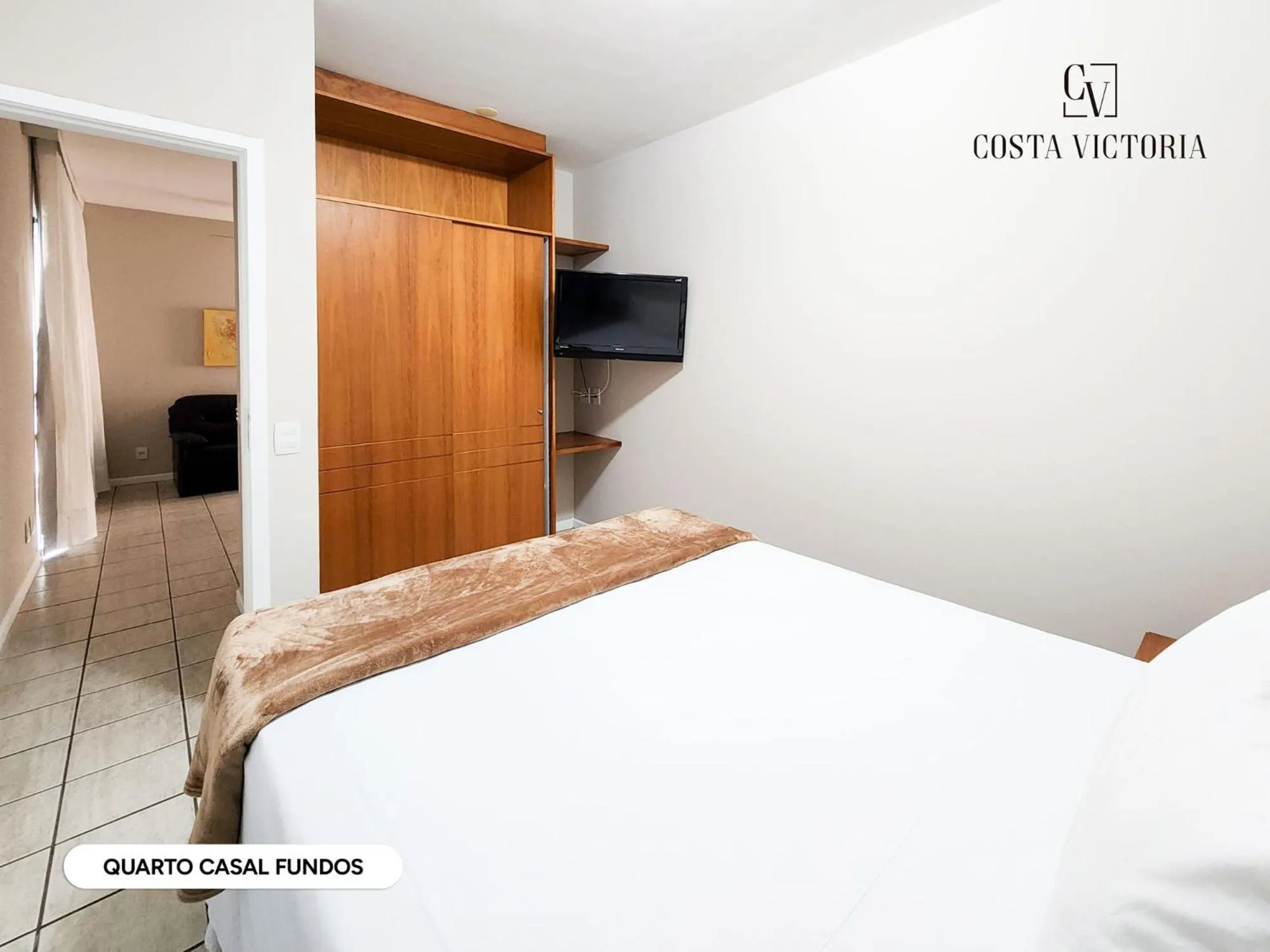 Bed in Hotel Costa Victória