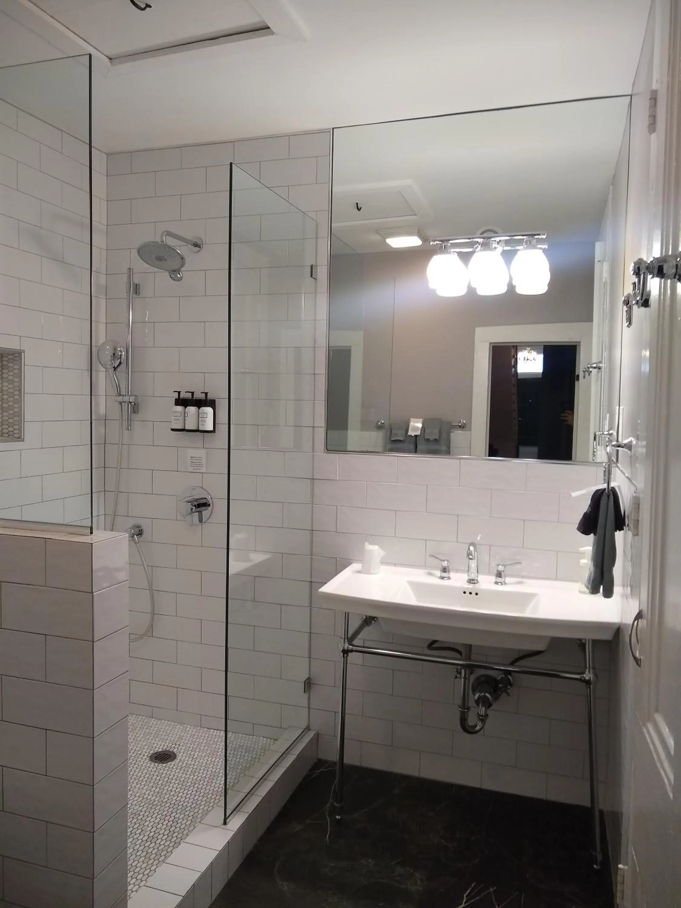 Shower in Rathbone Mansions New Orleans