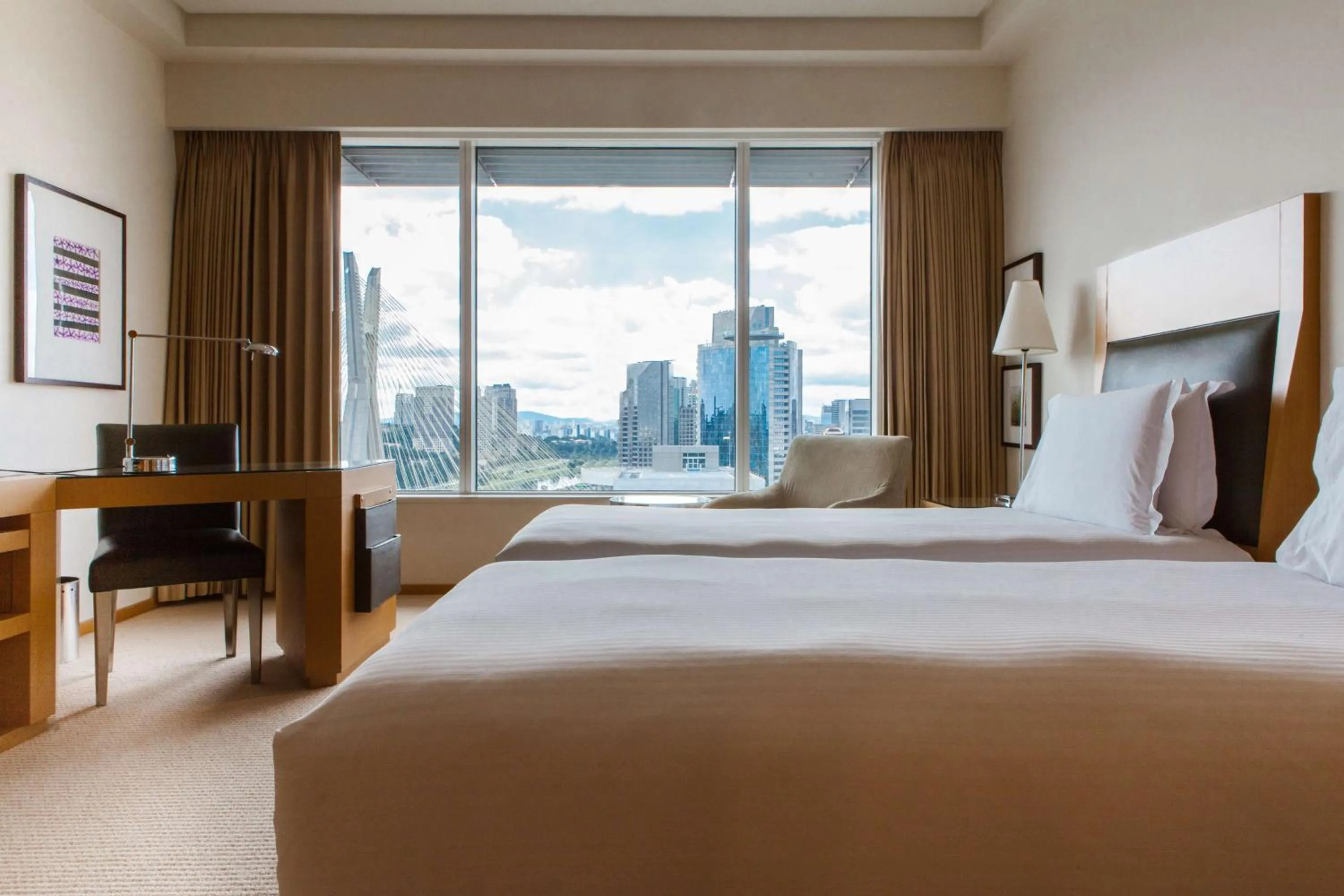 Bedroom, Bed in Grand Hyatt São Paulo