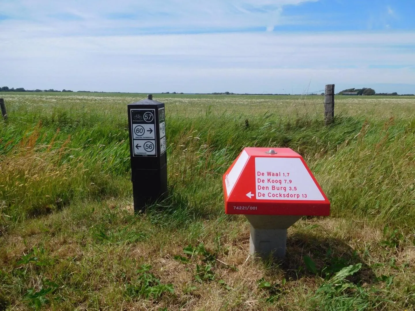 Natural landscape in Bed en Bike Texel