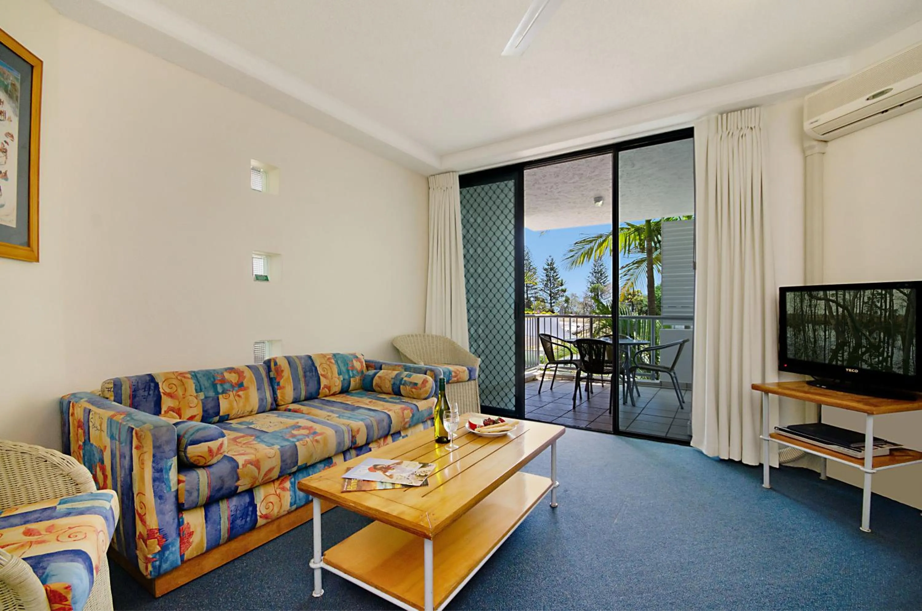 Living room in Beach Club Resort Mooloolaba