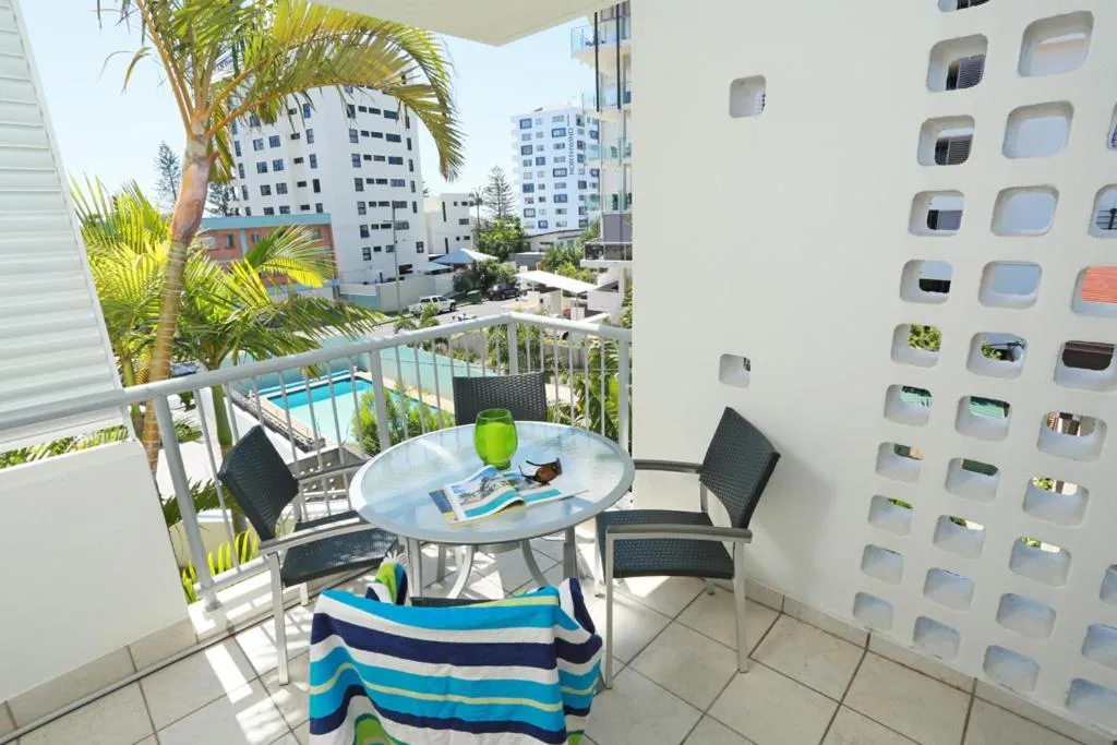 Balcony/Terrace in Beach Club Resort Mooloolaba