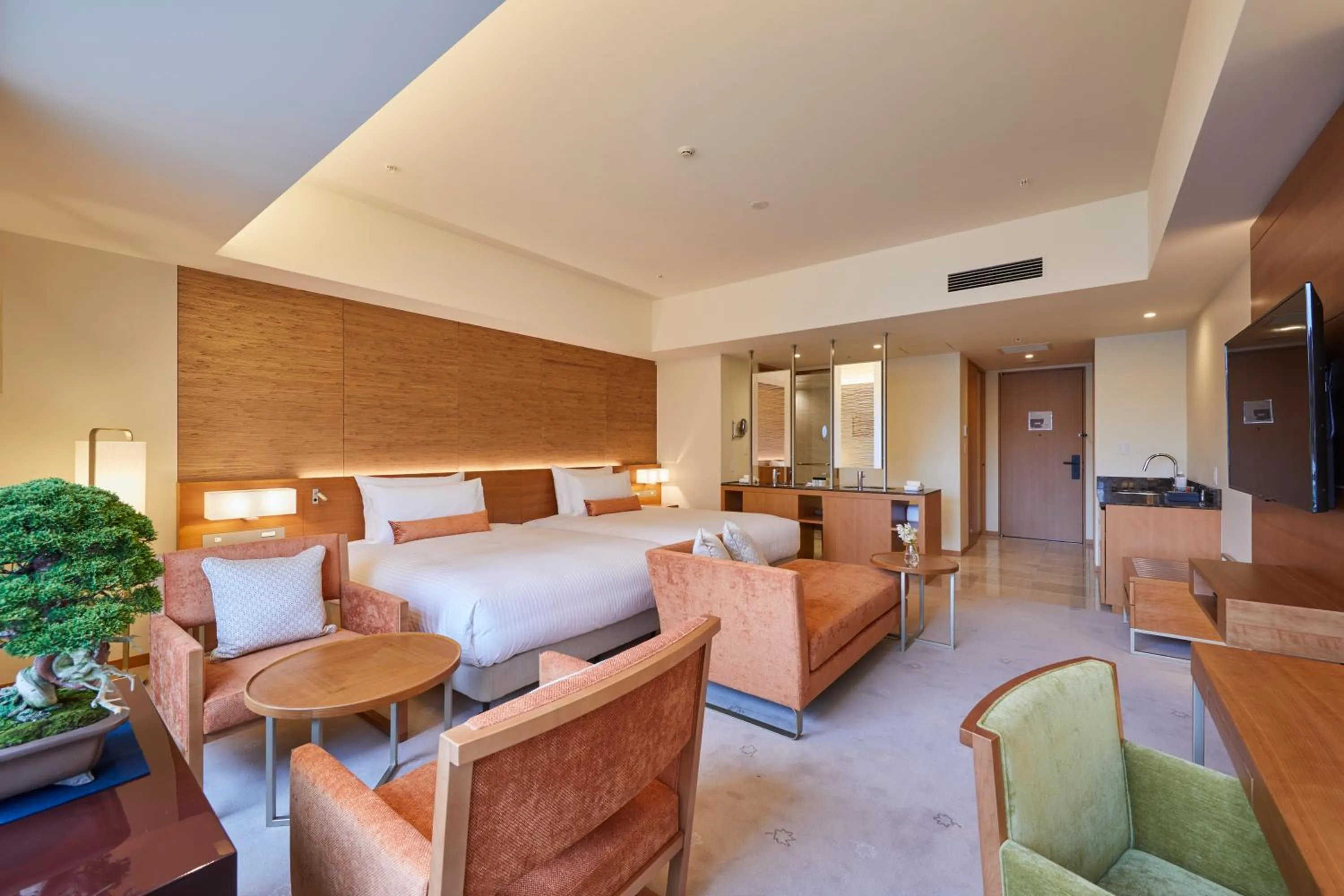 Photo of the whole room, Bed in THE KITANO HOTEL TOKYO