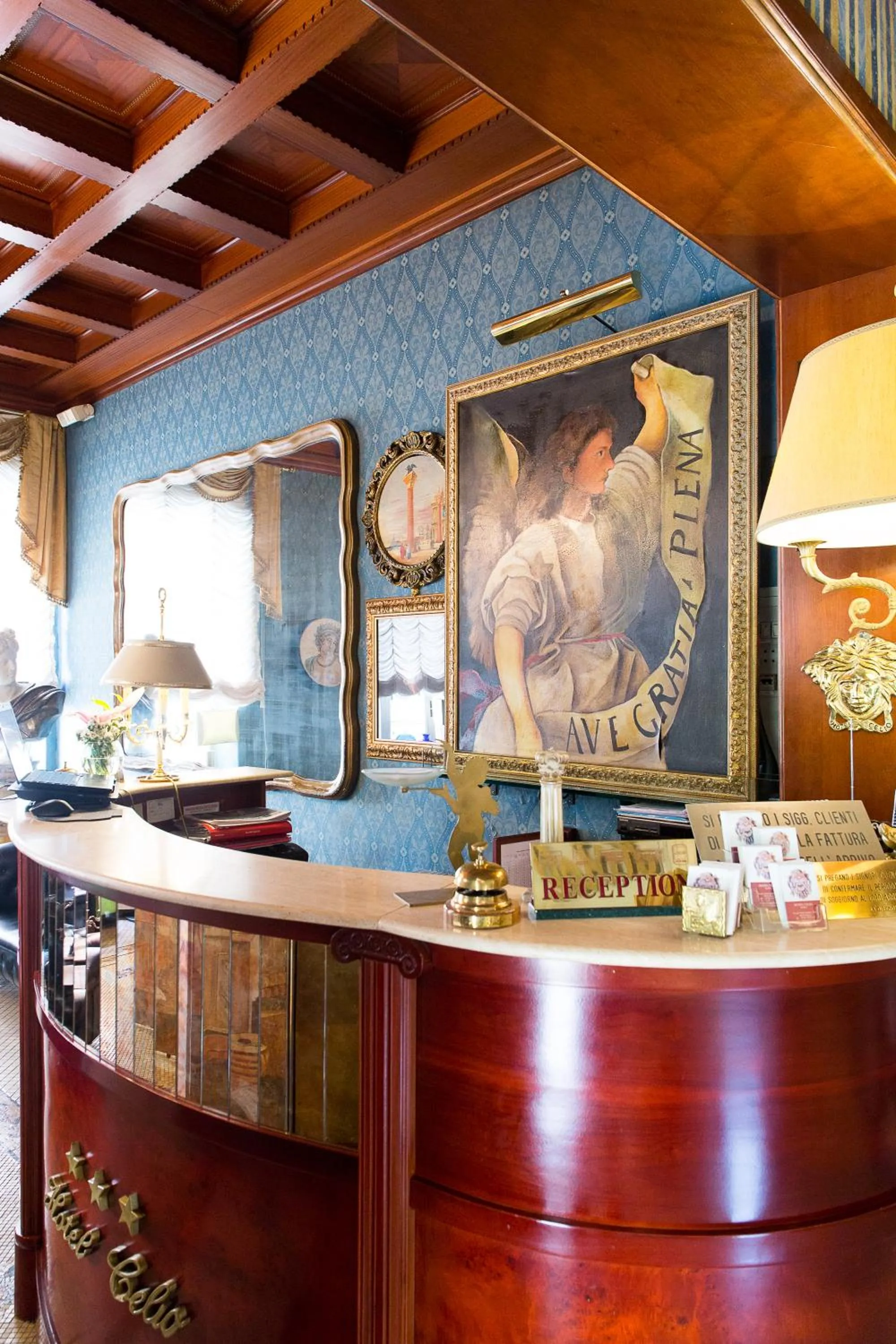 Lobby or reception in Hotel Celio