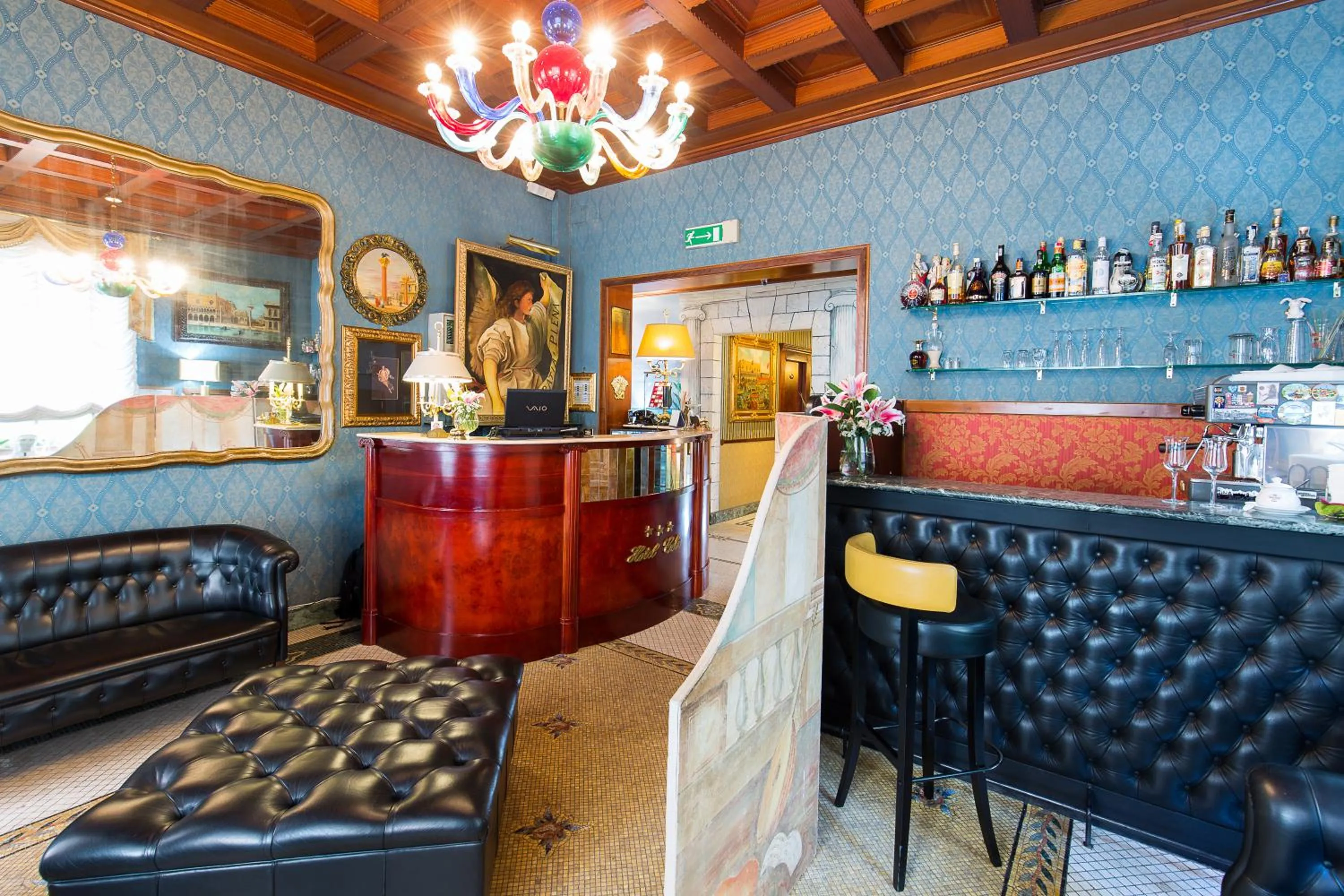 Lobby or reception in Hotel Celio
