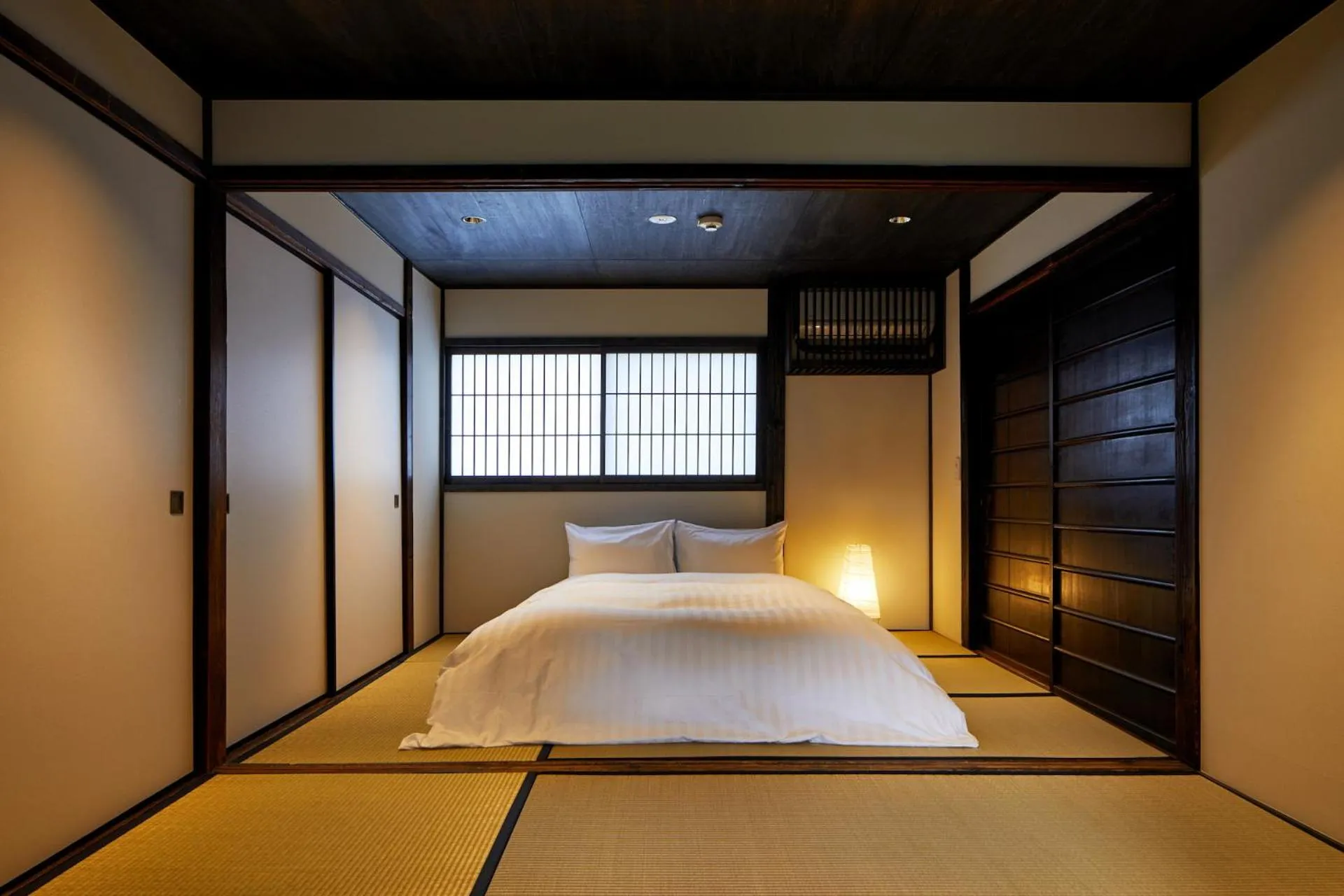 Bedroom, Bed in YADORU KYOTO HANARE Washi No Yado