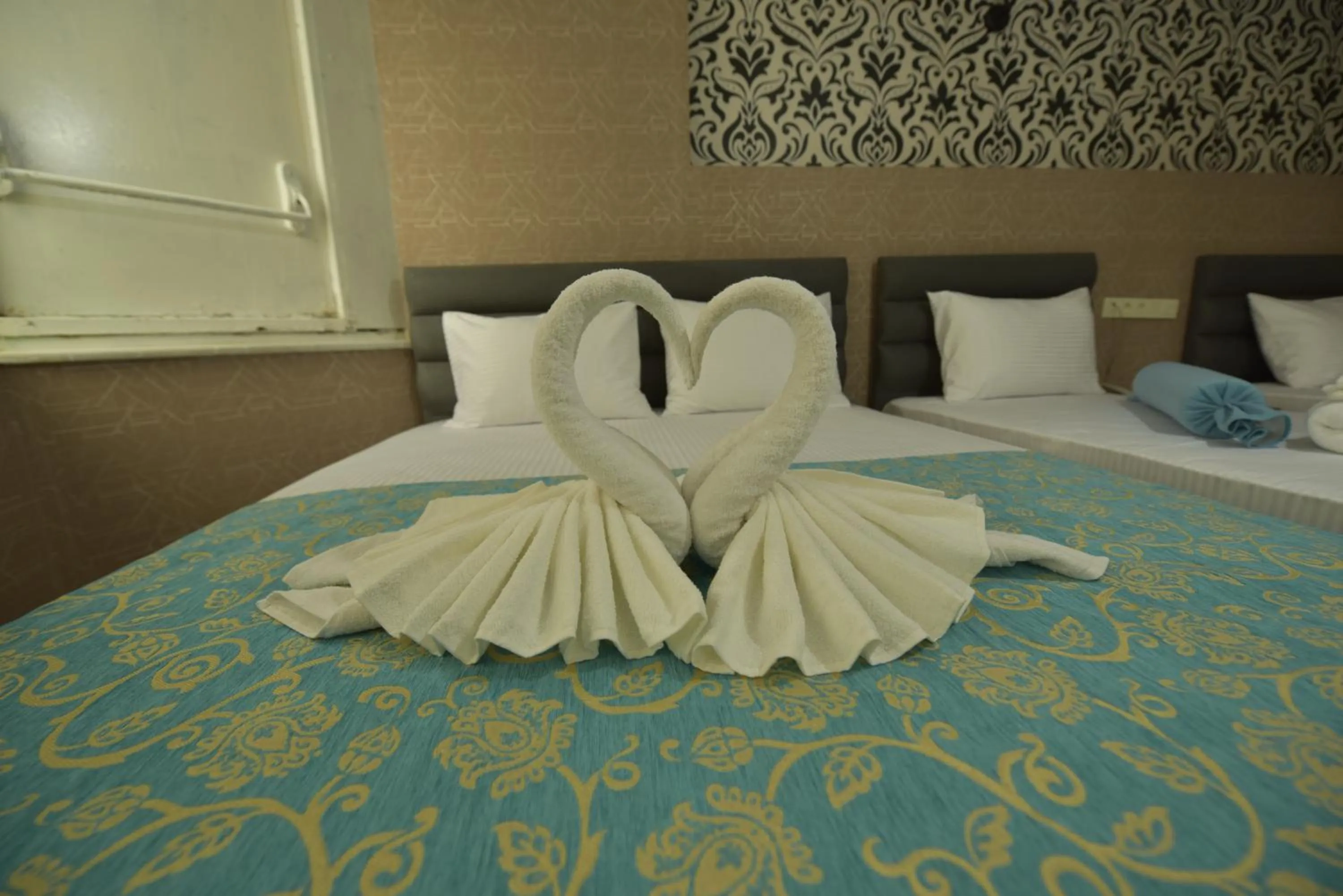 People, Bed in Omega Luxx Hotel