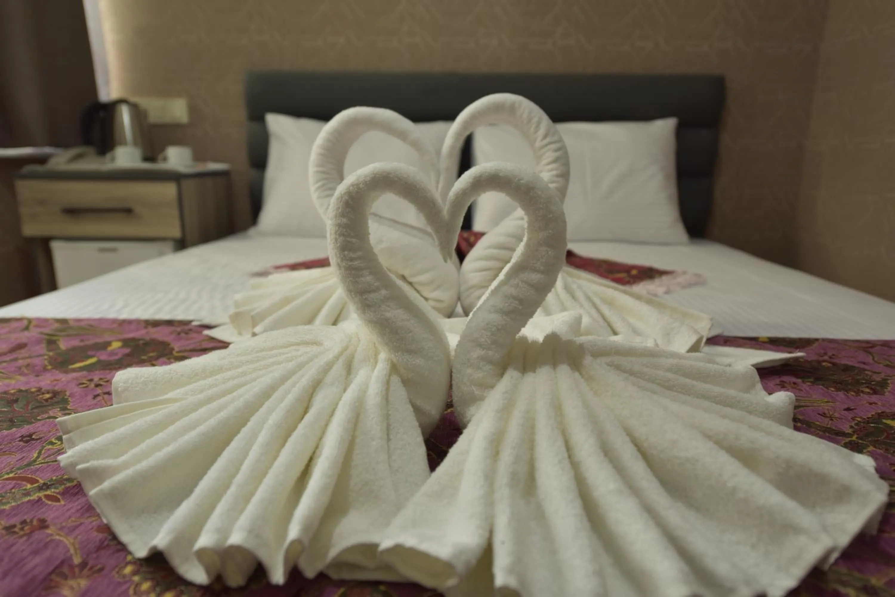 People, Bed in Omega Luxx Hotel