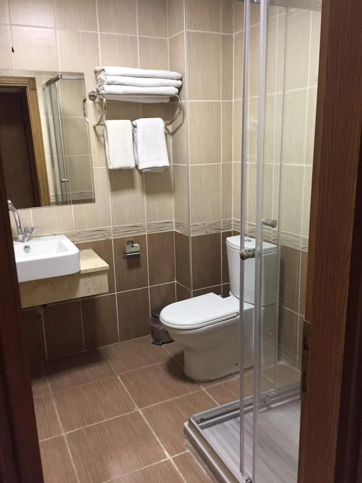 Shower in Omega Luxx Hotel