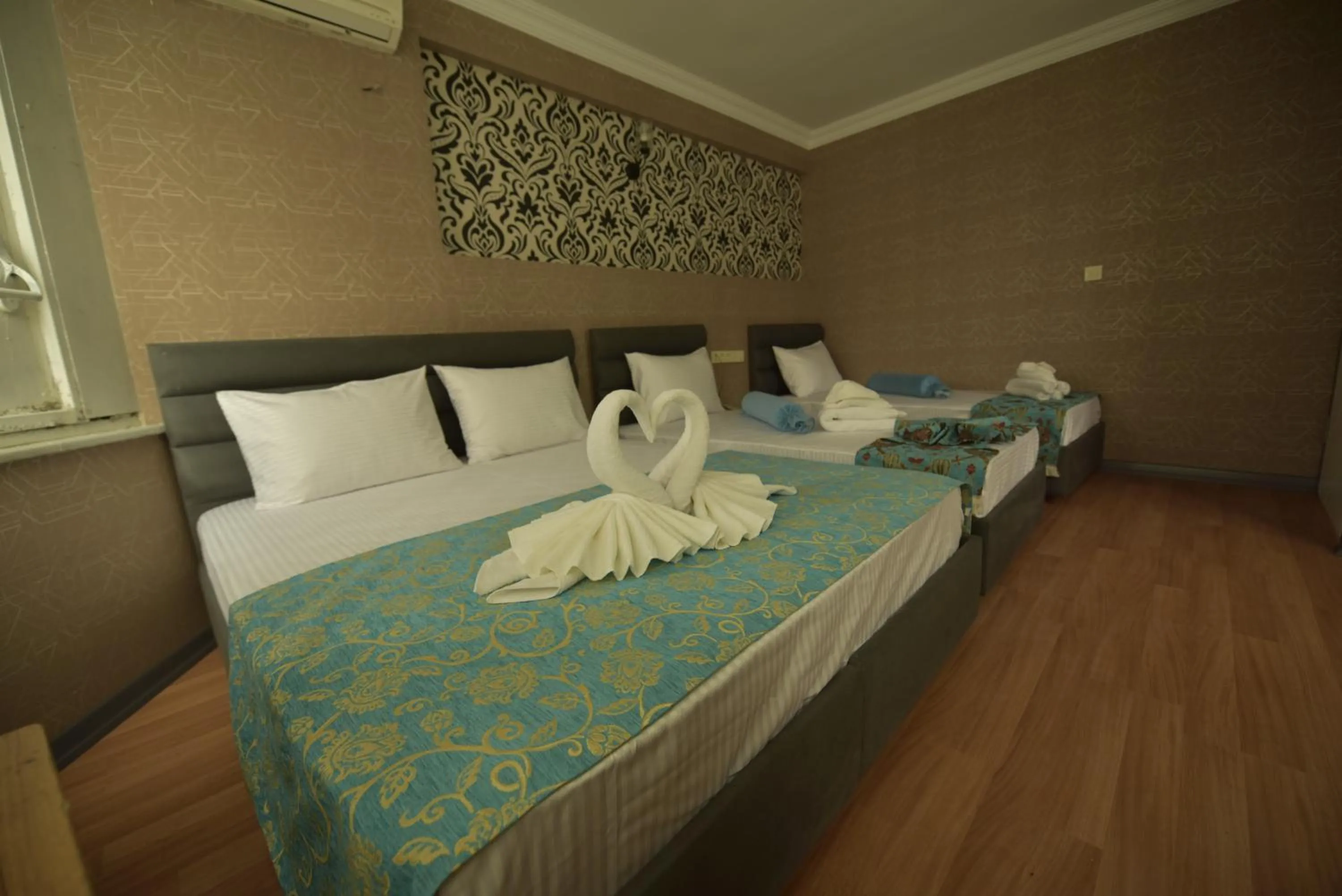 People, Bed in Omega Luxx Hotel