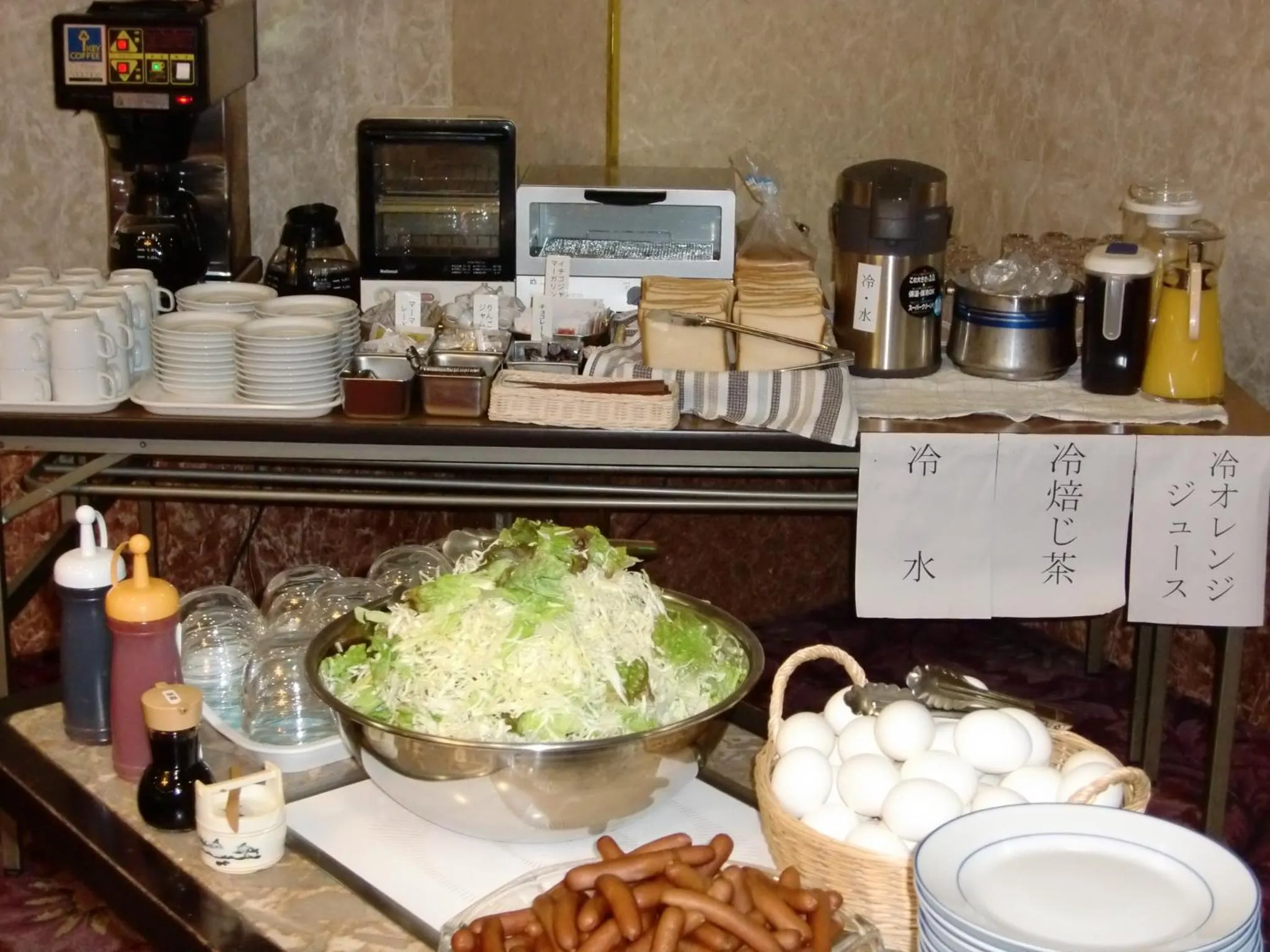 Breakfast in Ryogoku River Hotel