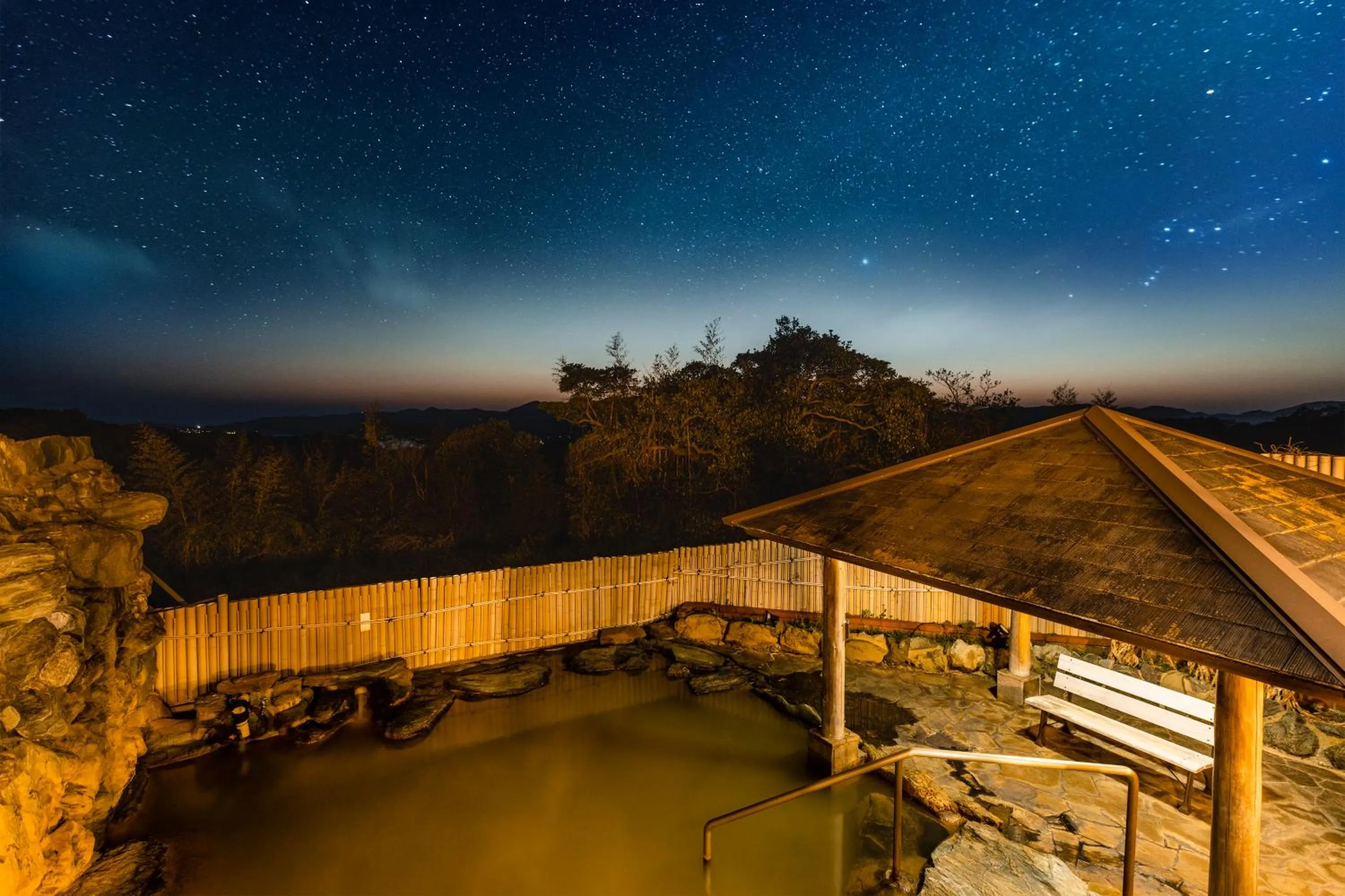 Open Air Bath in Goto Conkana Kingdom