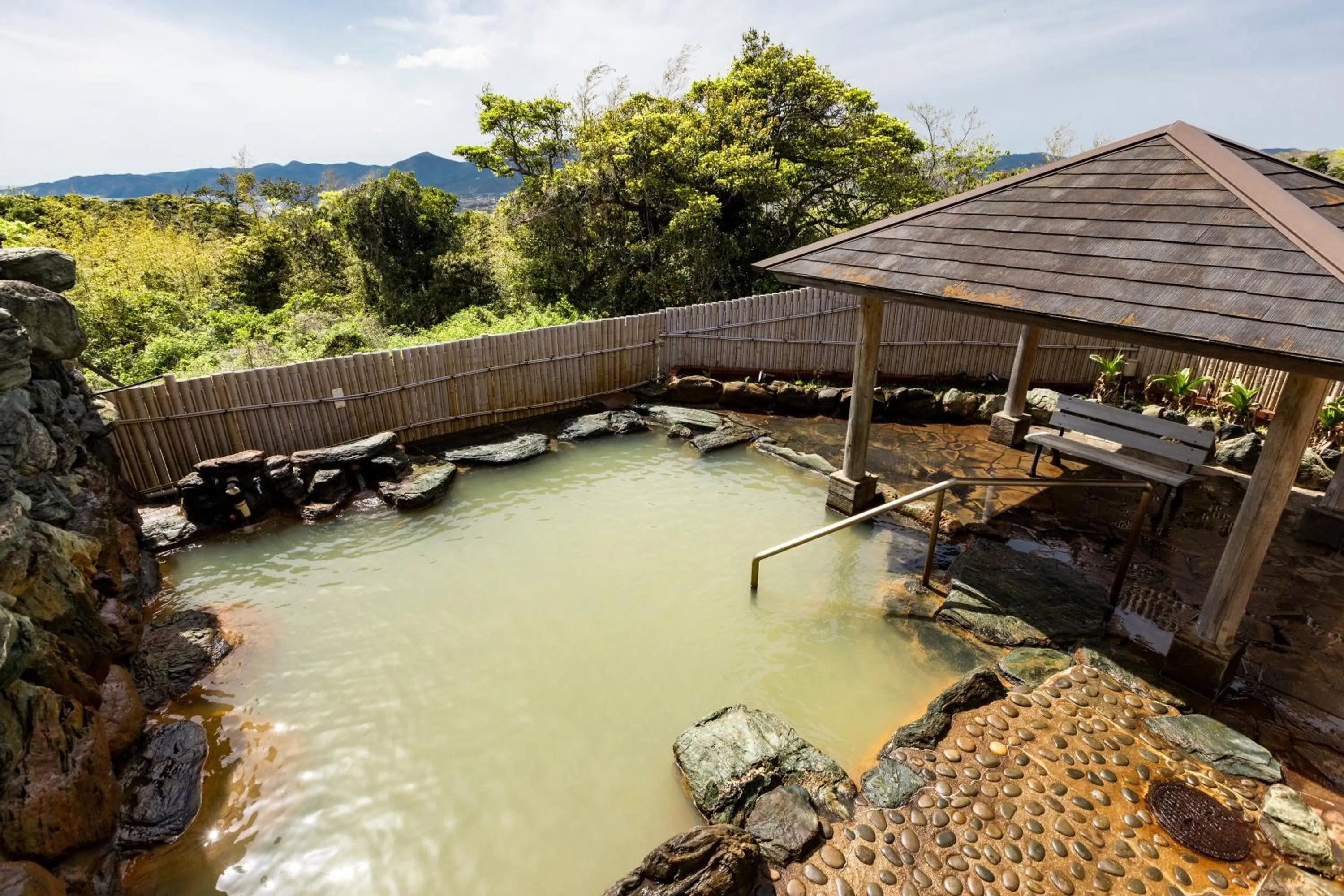 Open Air Bath in Goto Conkana Kingdom