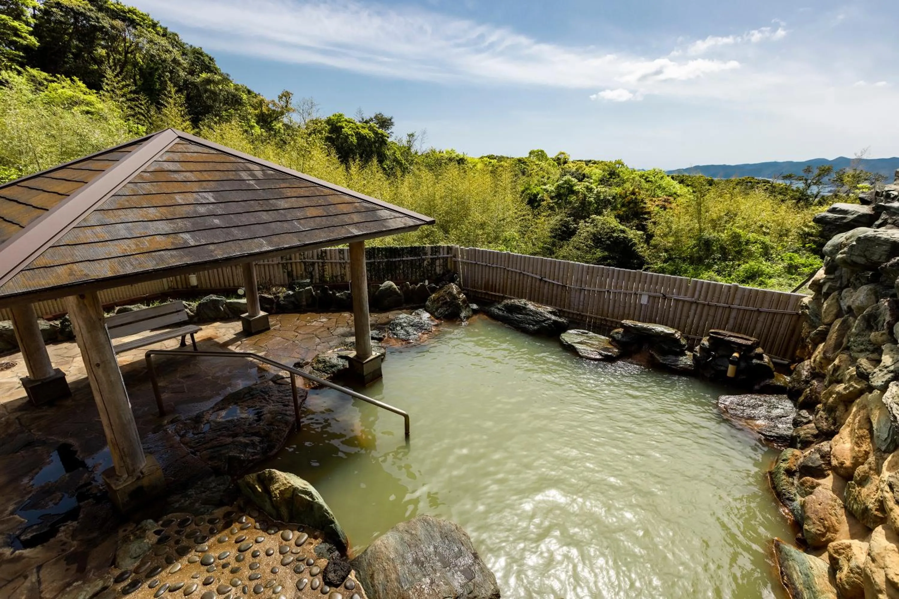 Open Air Bath in Goto Conkana Kingdom