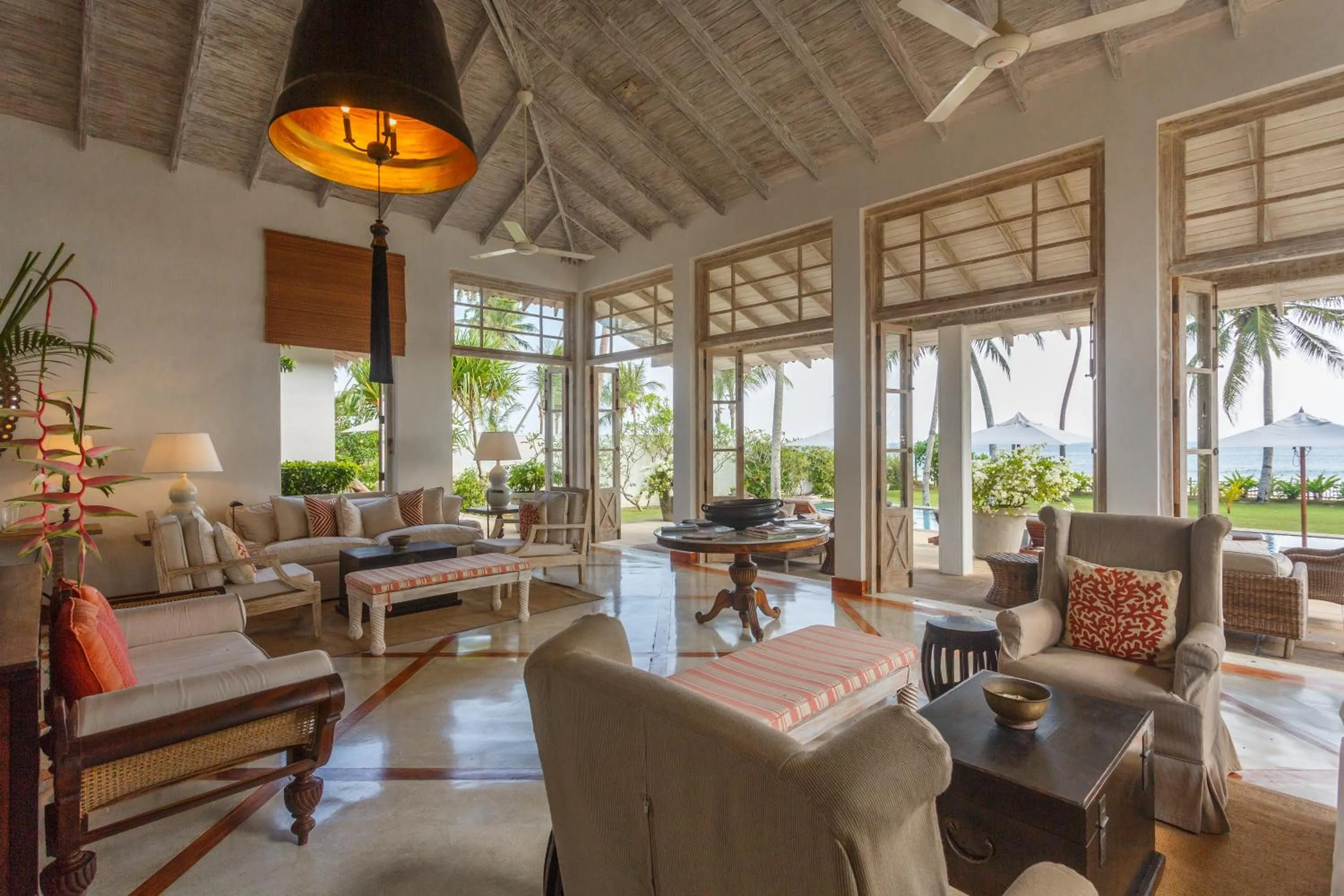 Seating area in Habaraduwa House