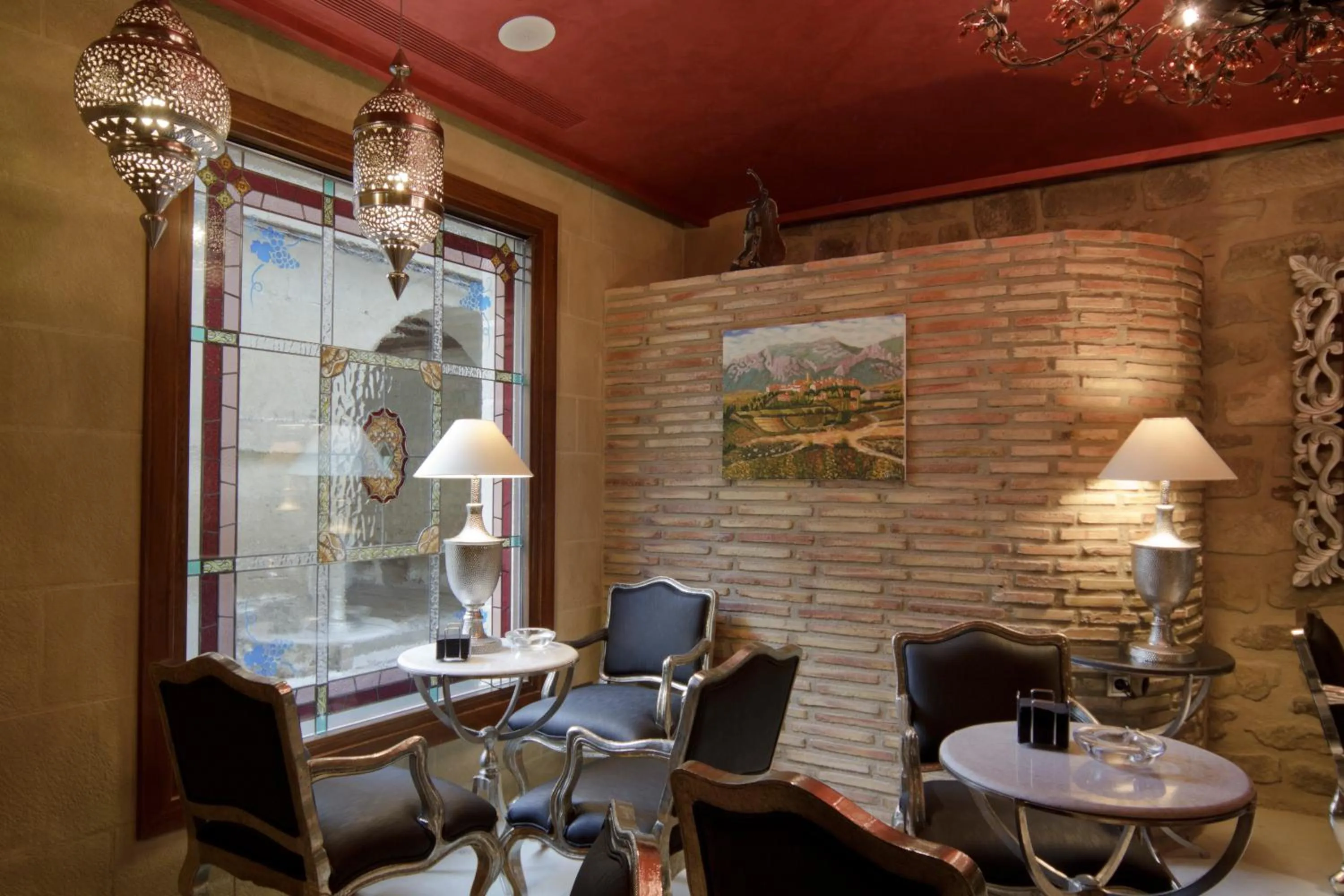 Communal lounge/ TV room in Hospederia de los Parajes