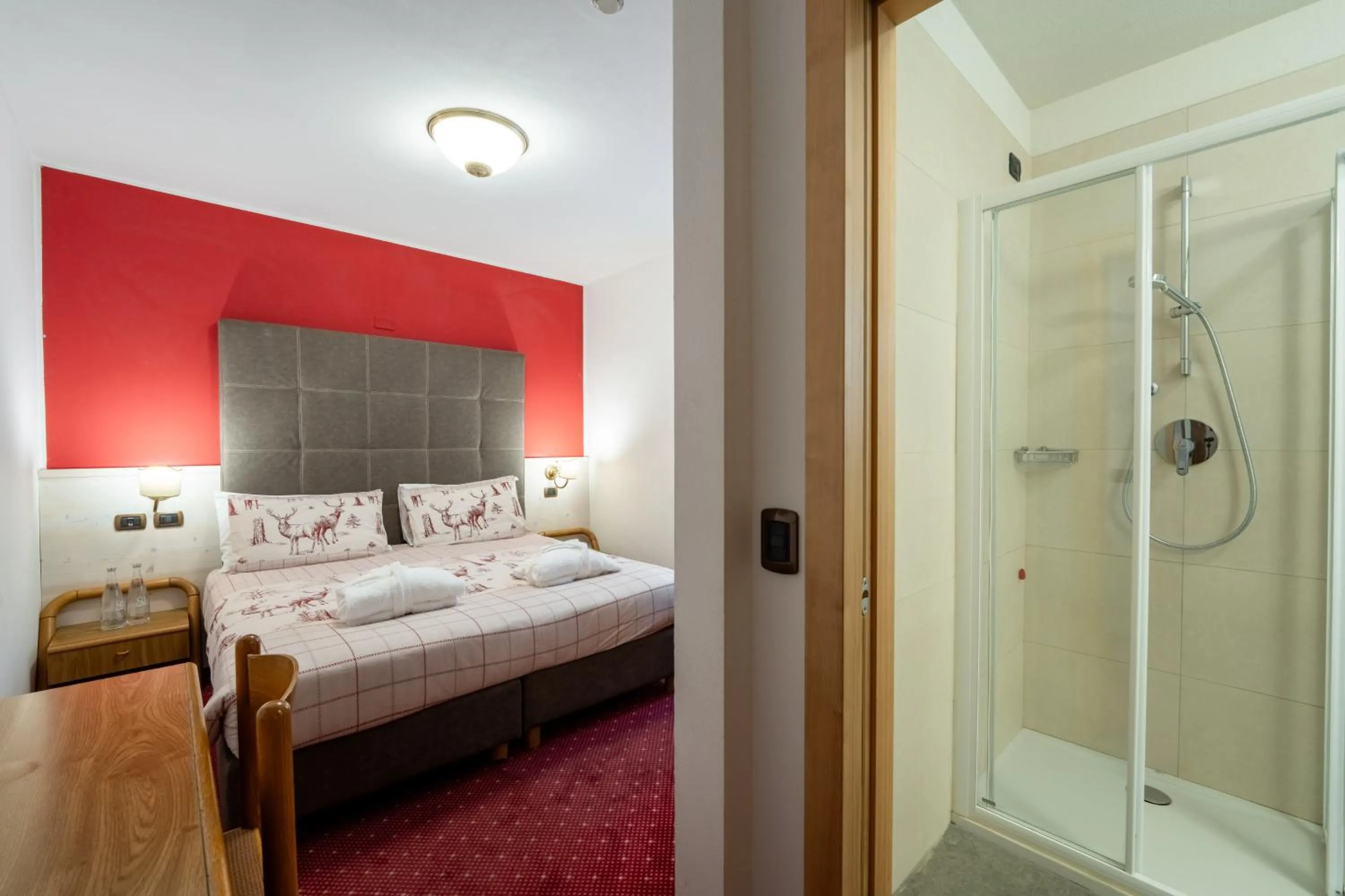 Bedroom, Bed in Hotel il Caminetto Sport
