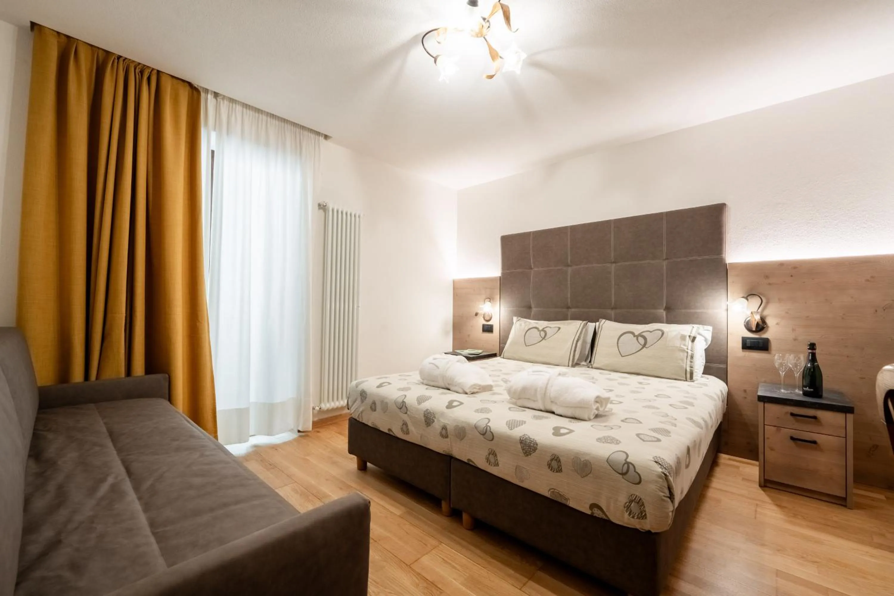 Bedroom, Bed in Hotel il Caminetto Sport