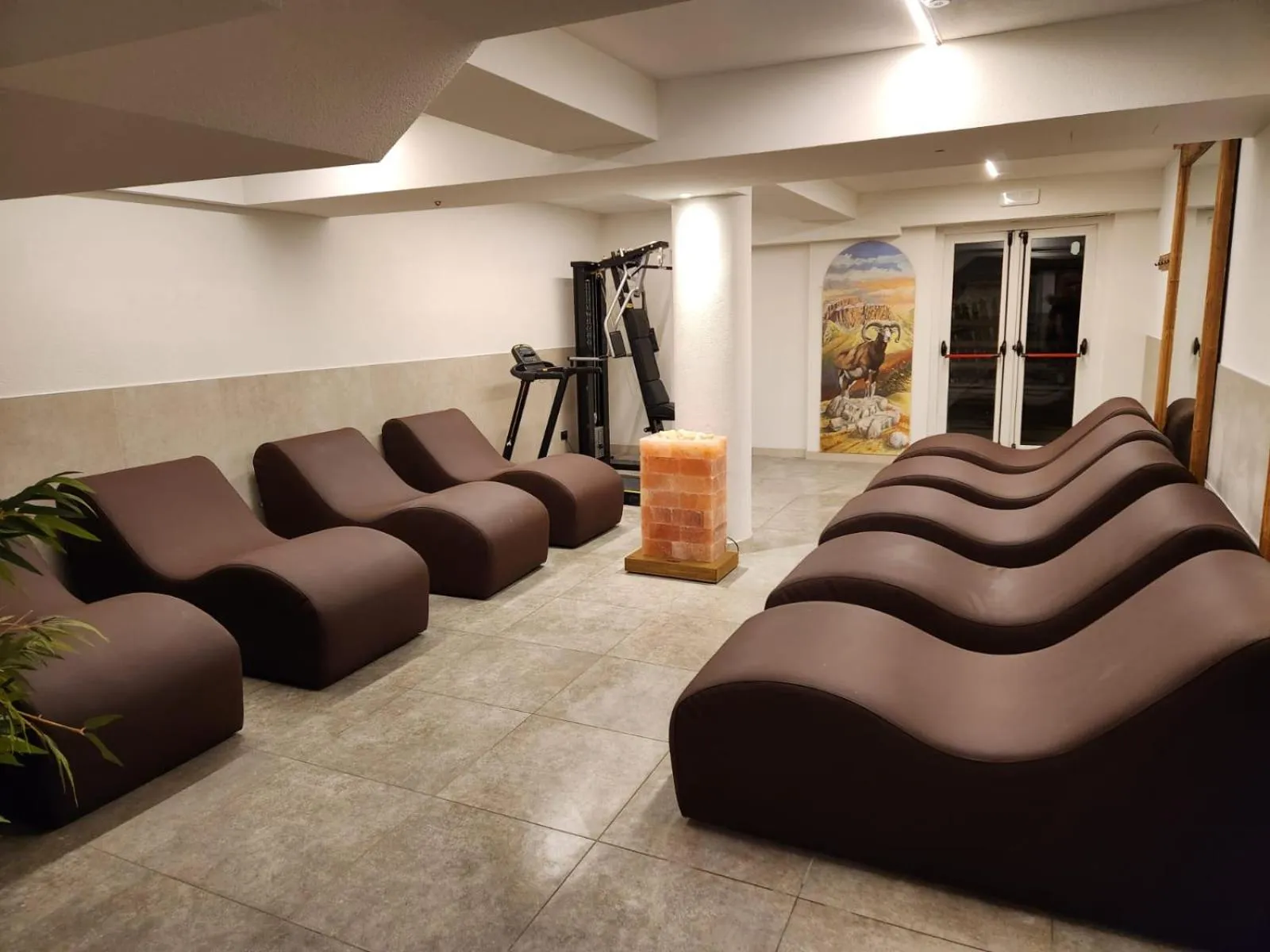 Fitness centre/facilities in Hotel Bellevue