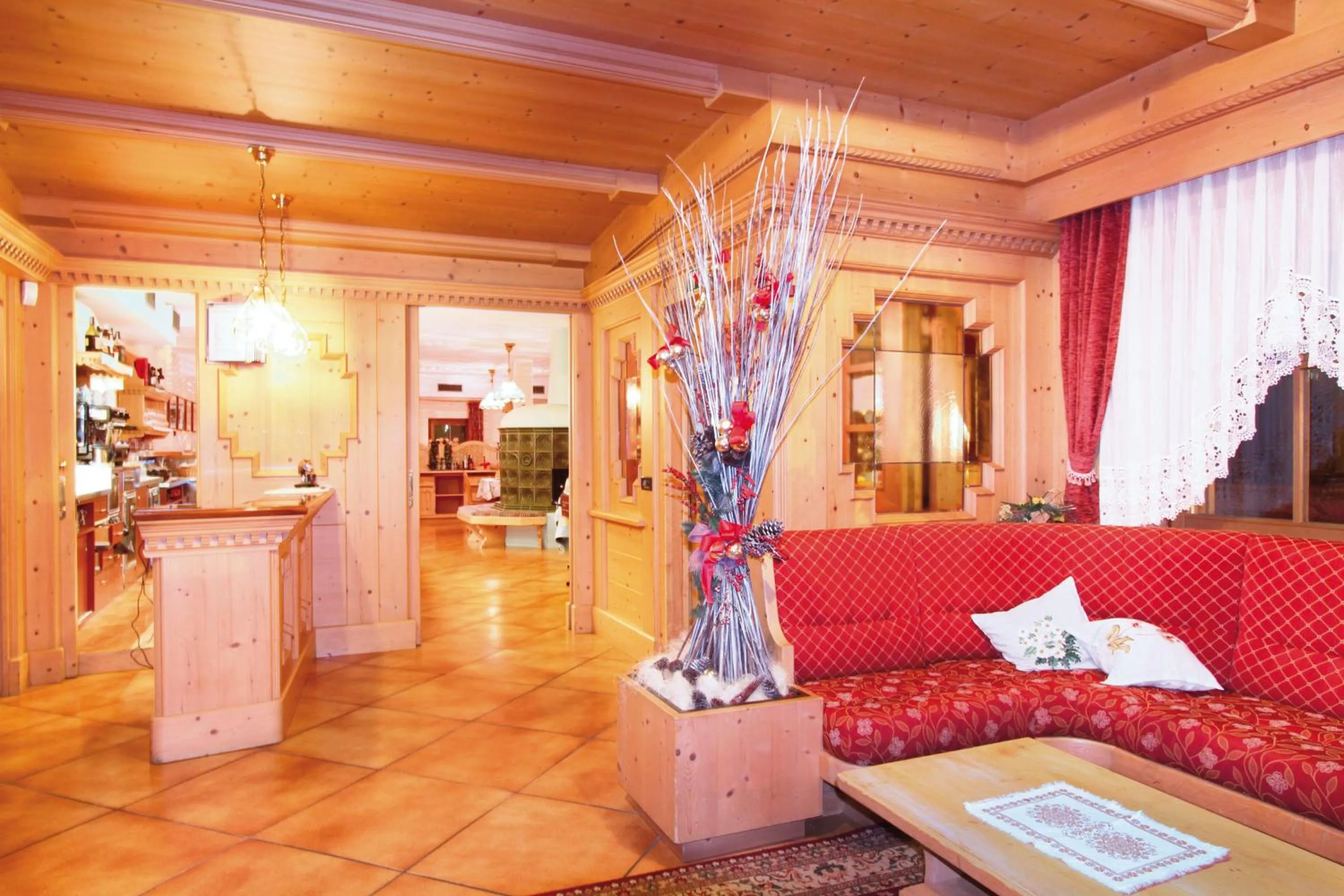 Lobby or reception in Hotel Villetta Maria Cottage