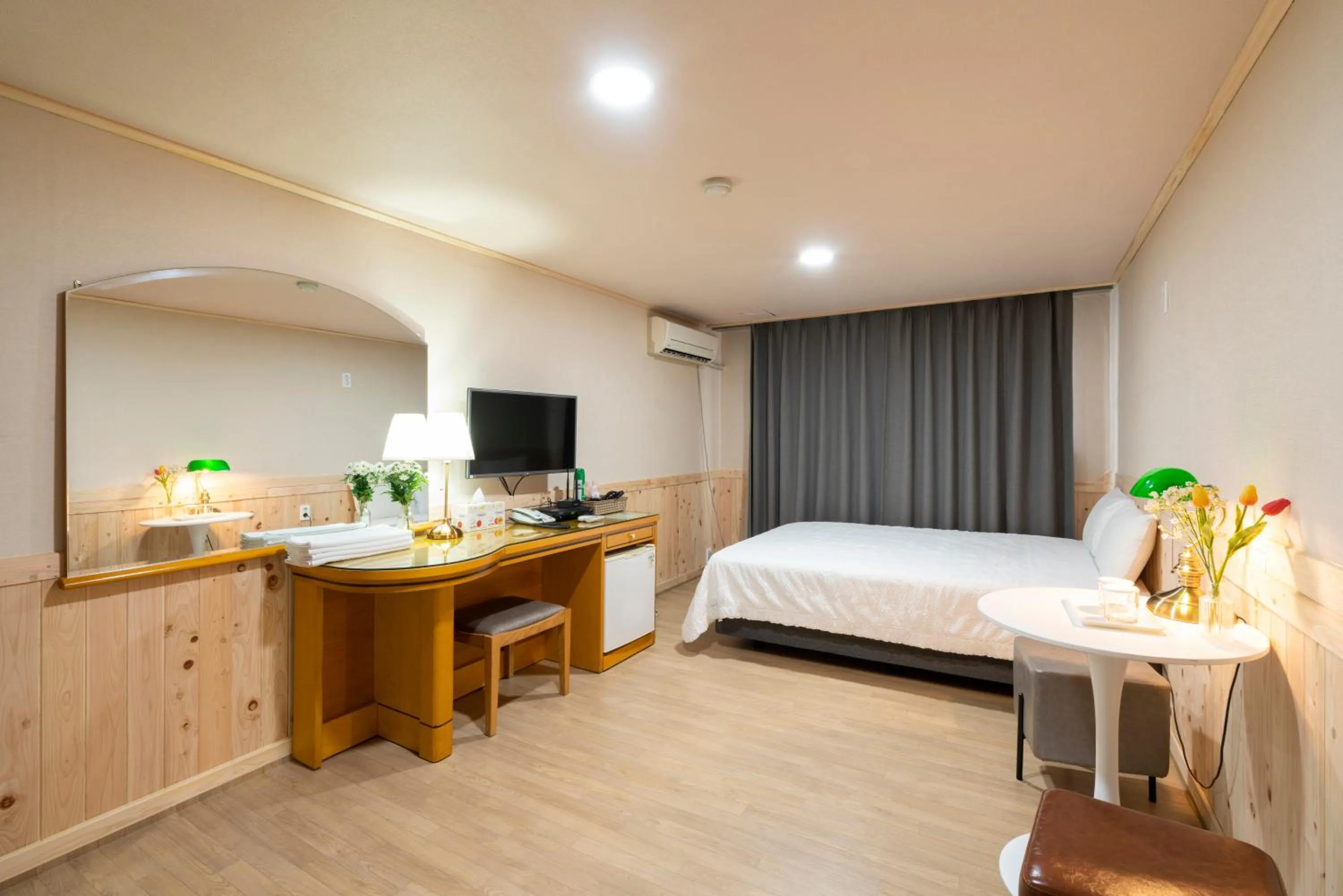 Bed in New Jeju Hotel