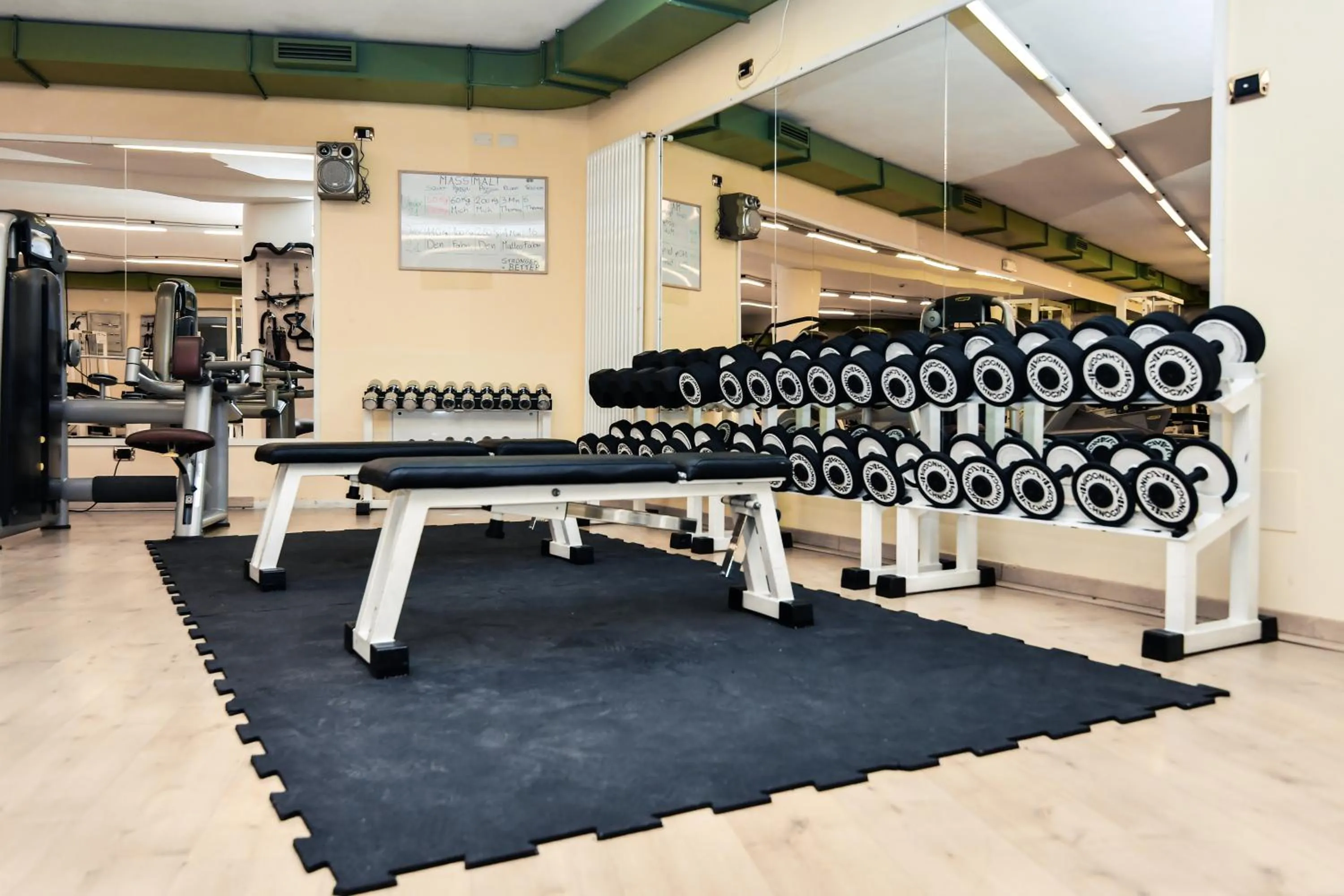 Fitness centre/facilities in Hotel Soreghes Gran Chalet