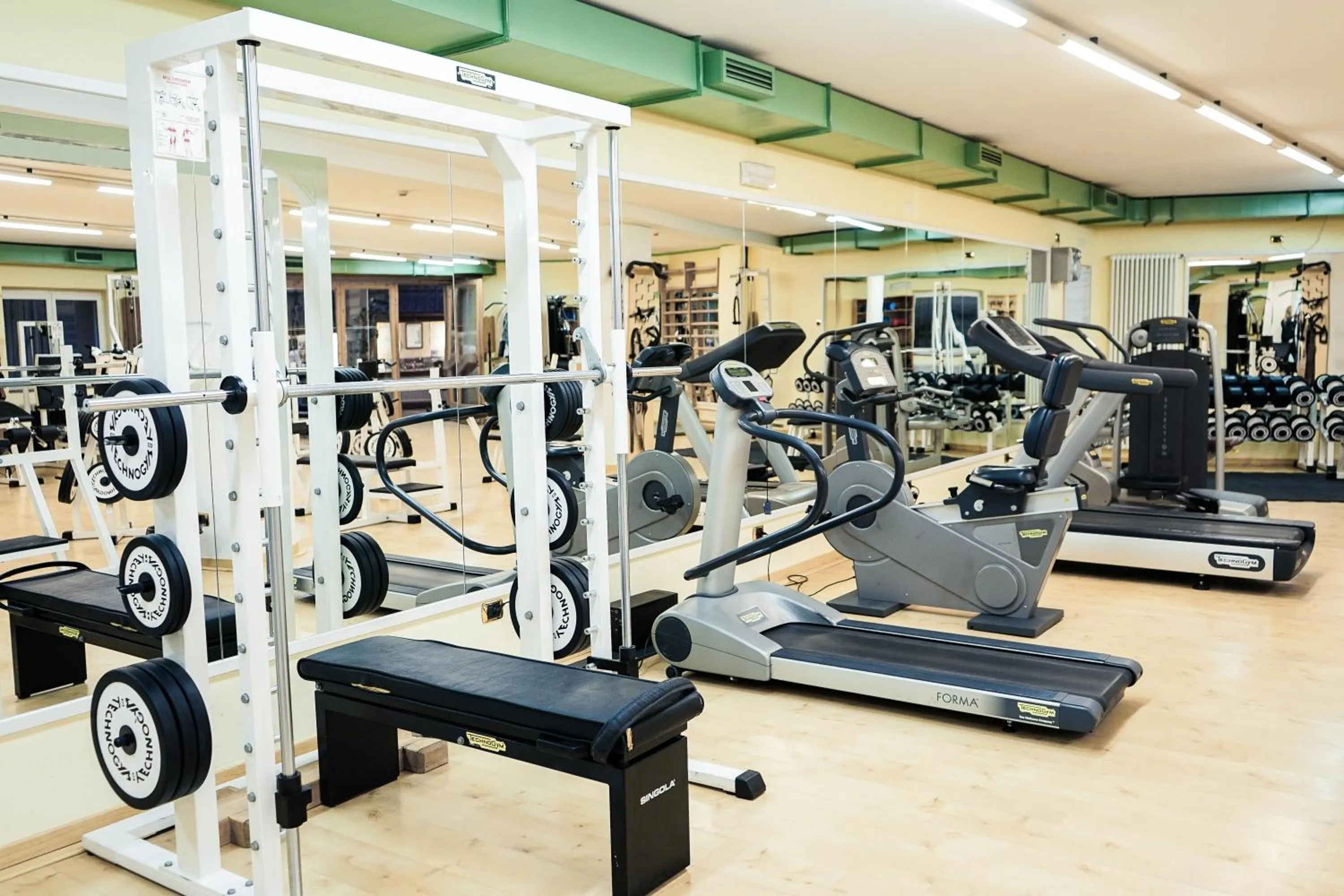 Fitness centre/facilities in Hotel Soreghes Gran Chalet