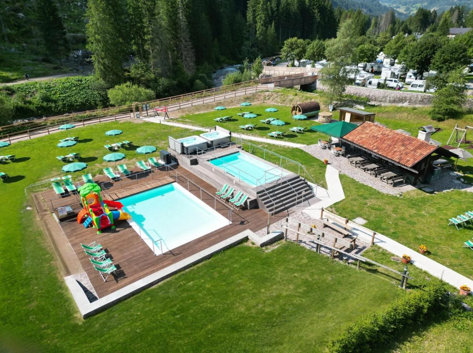 Hot Tub in Hotel Diamant Park