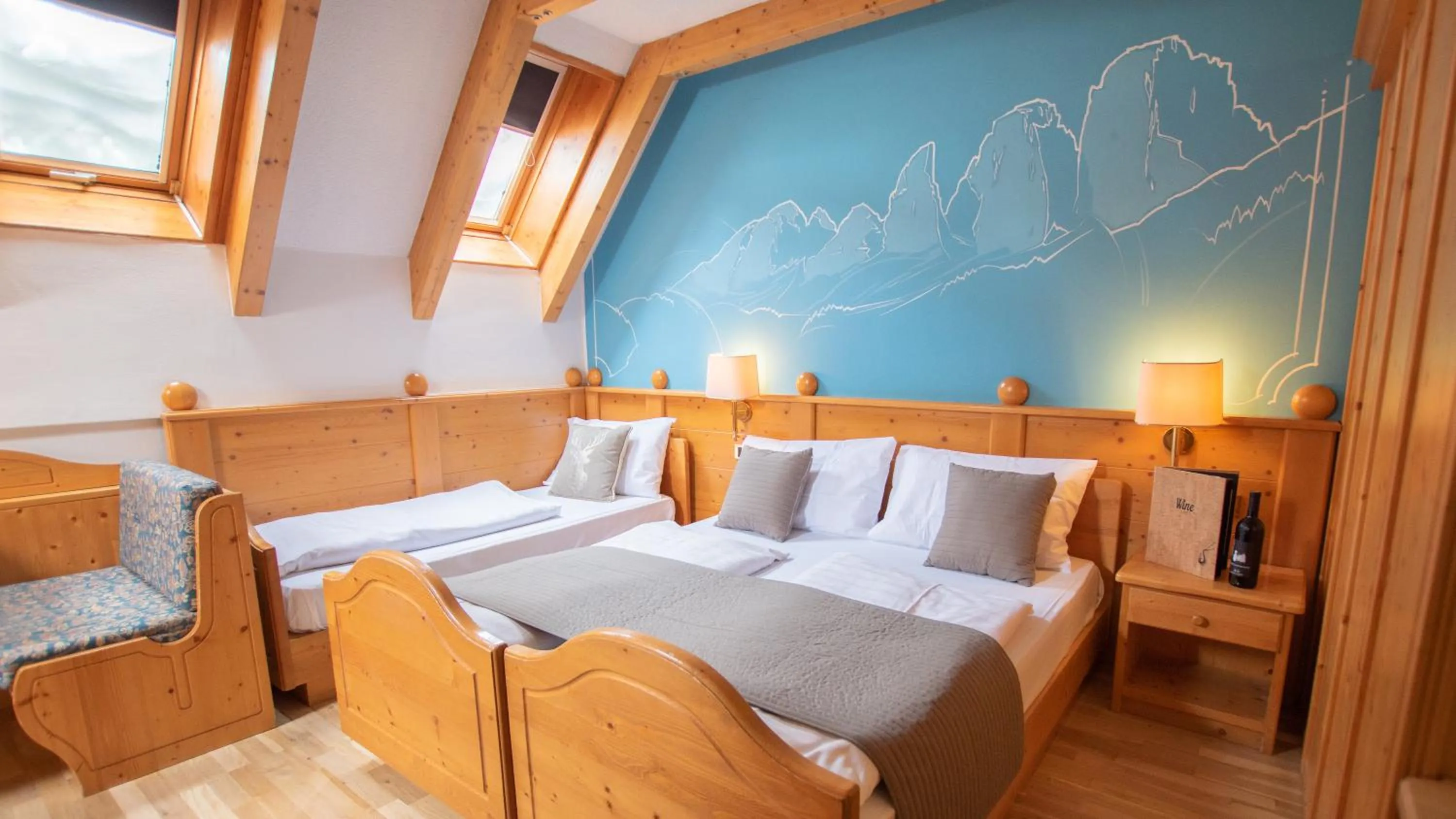 Bed in Hotel Diamant Park