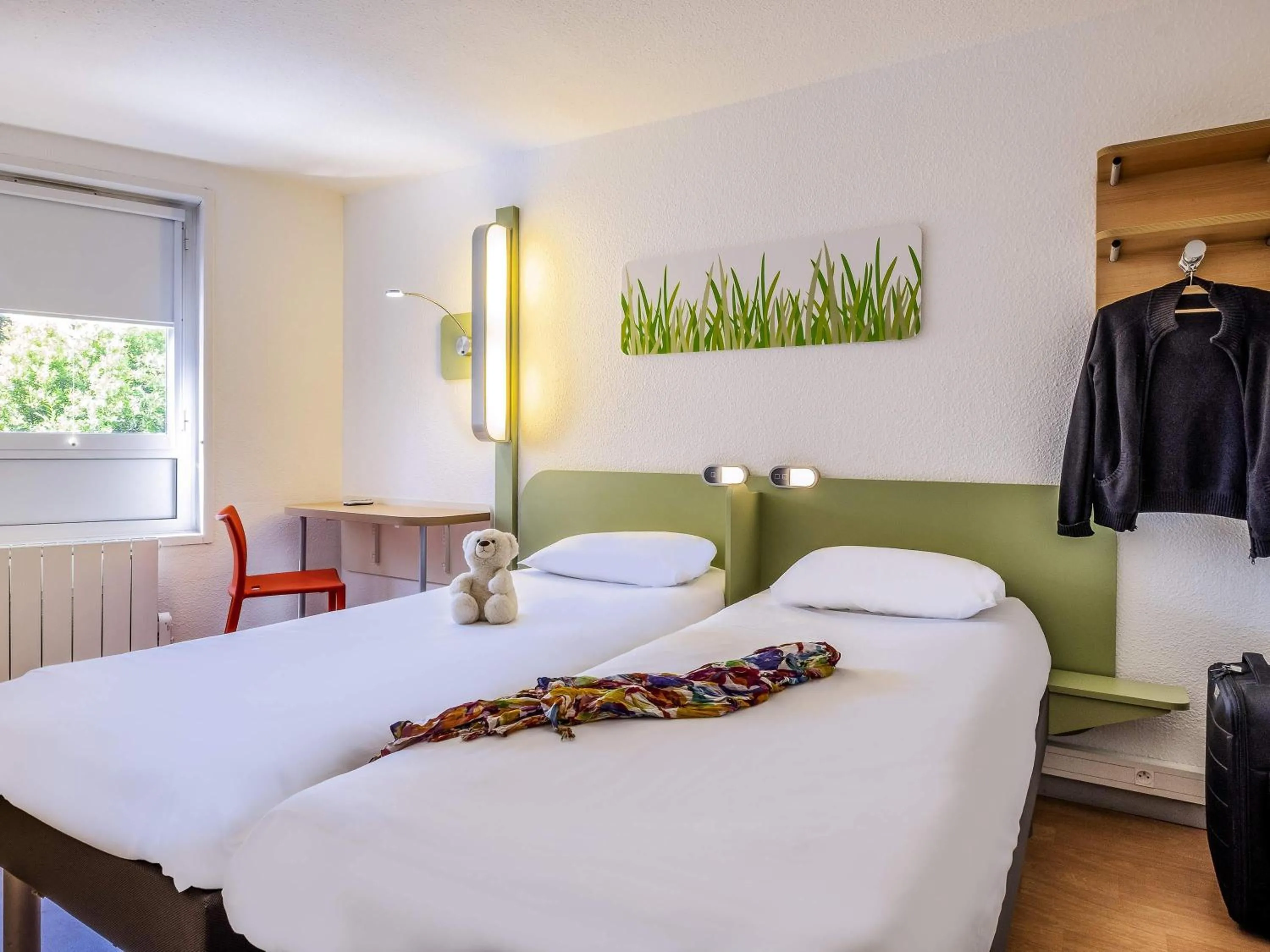 Bedroom, Bed in ibis budget Limoges Centre Gare