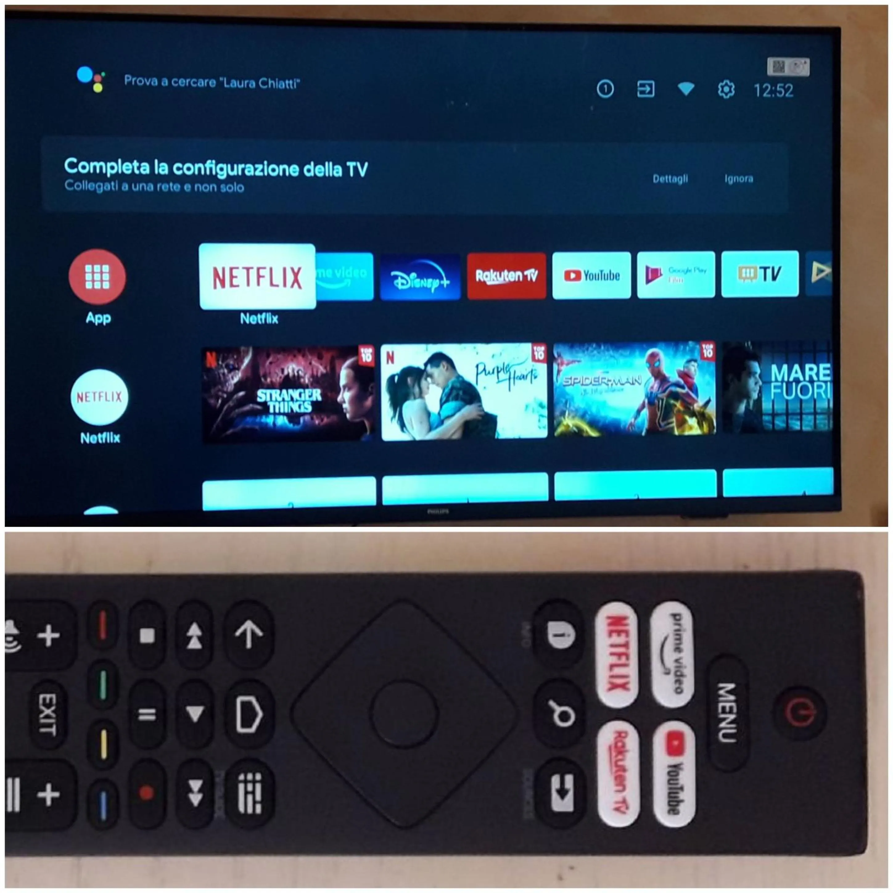 TV and multimedia in Affittacamere Guest House Glatimia