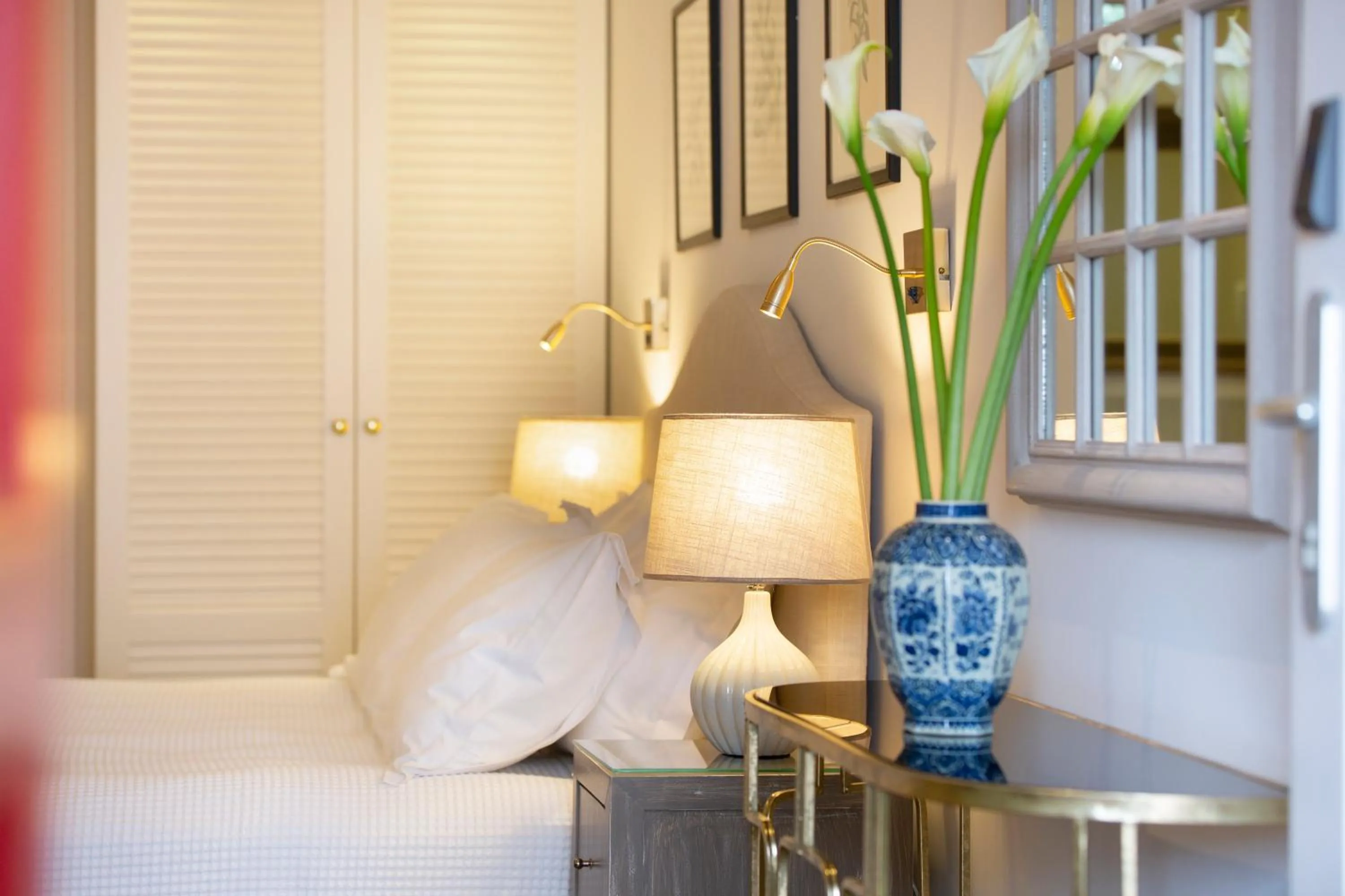 Decorative detail, Bed in Despotiko Hotel