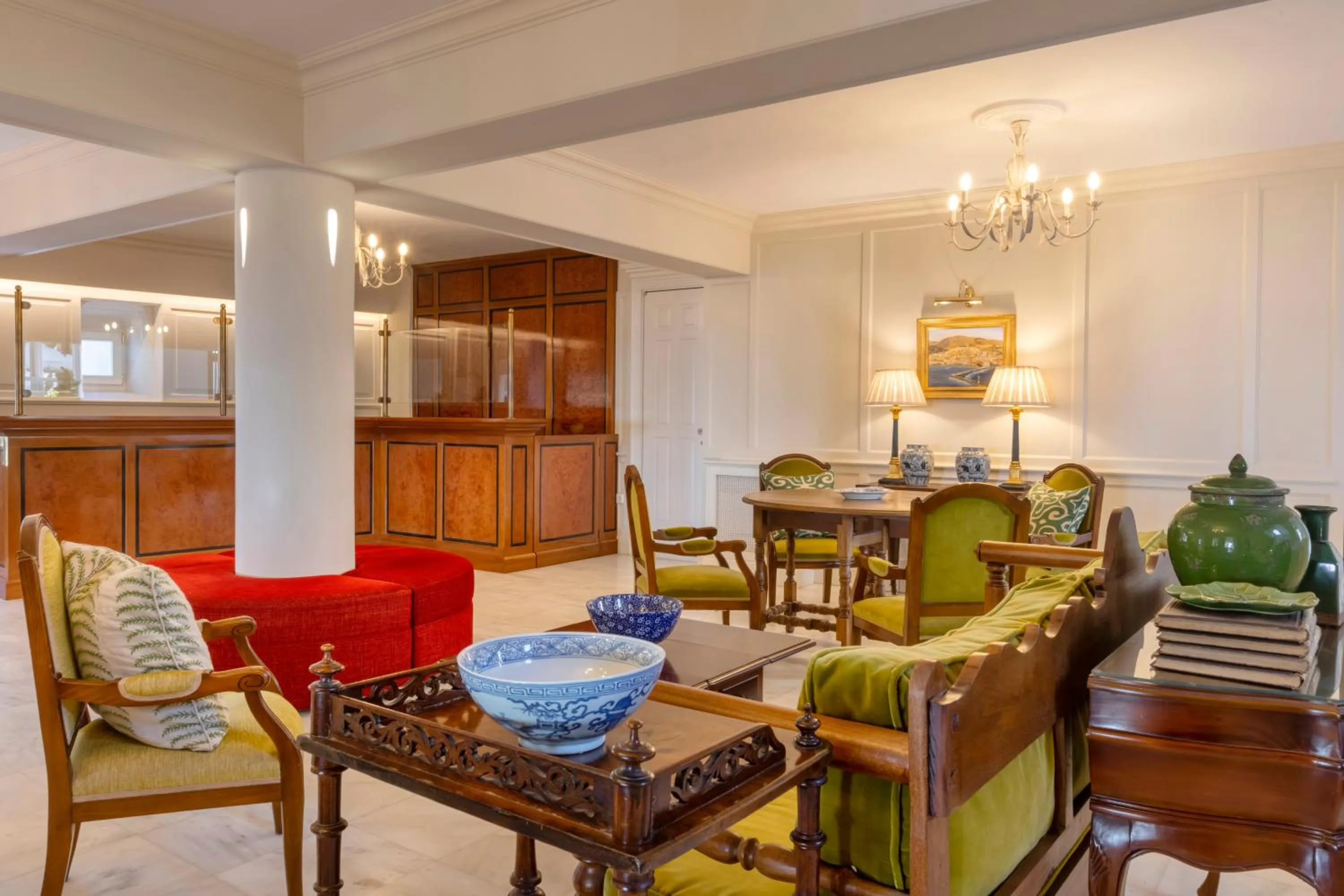 Lobby or reception in Despotiko Hotel