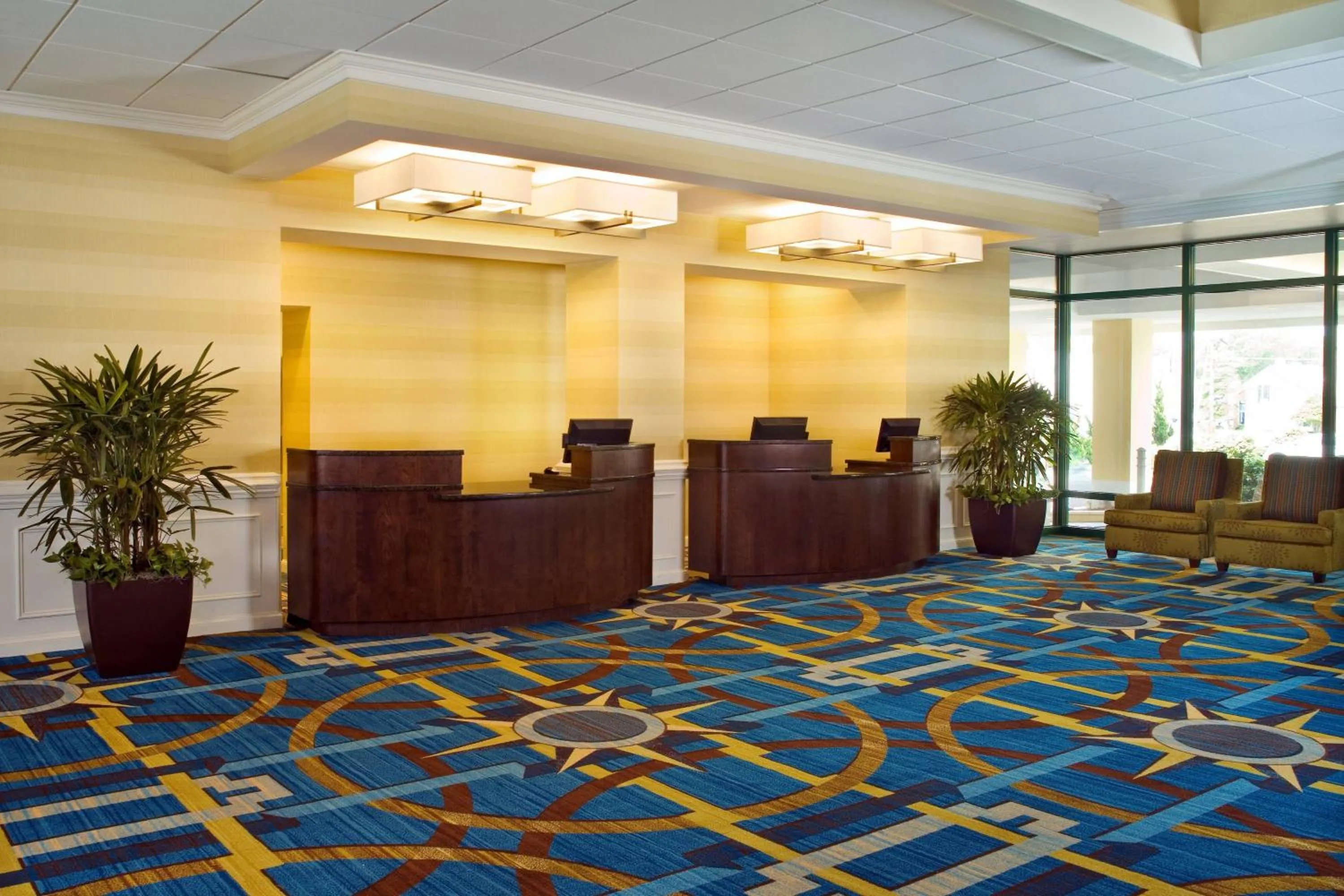 Lobby or reception in Sheraton Oceanfront Hotel