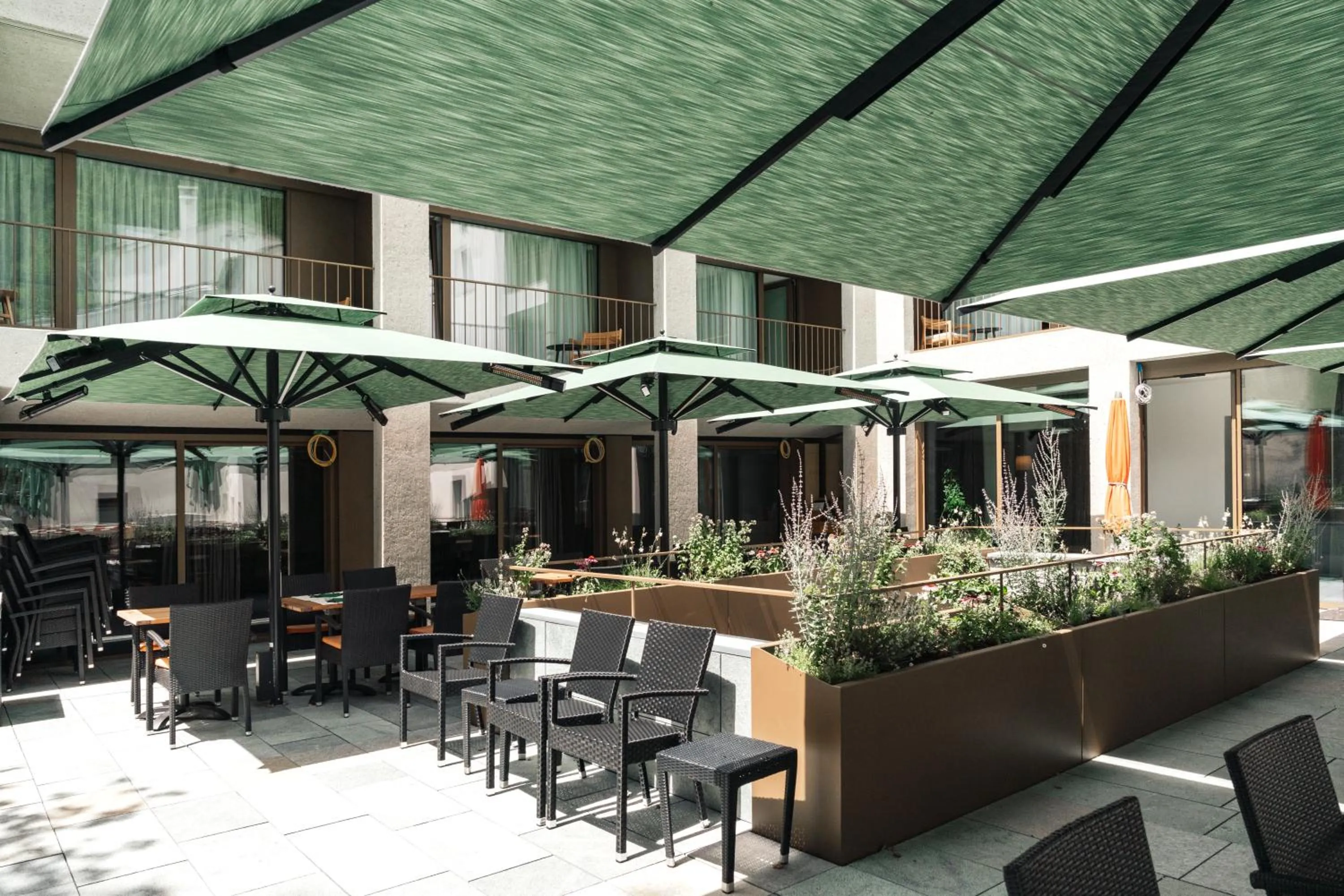 Balcony/Terrace in Hotel & SPA Croce Bianca