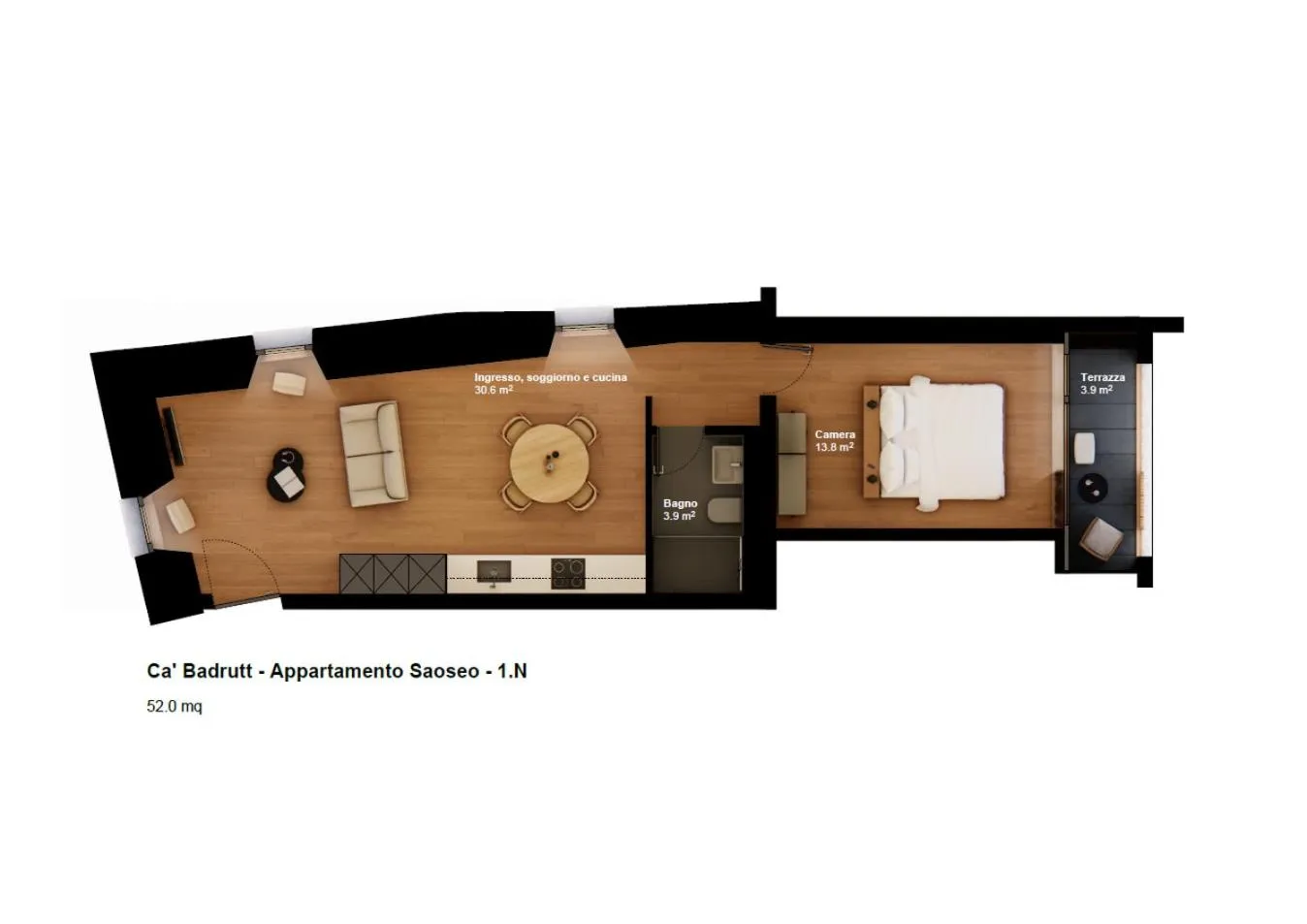 Floor plan in Hotel & SPA Croce Bianca