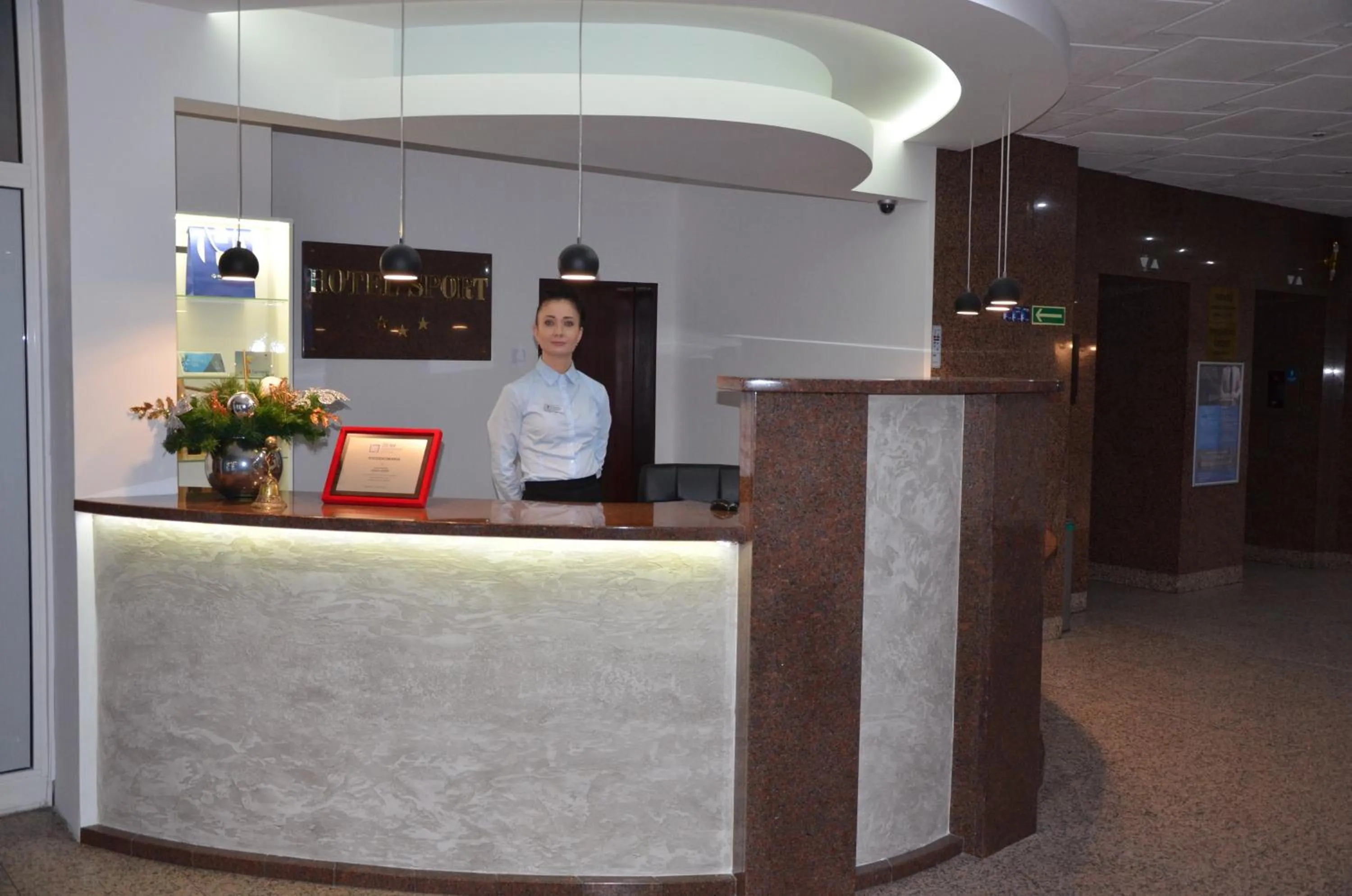 Lobby or reception in Hotel Sport