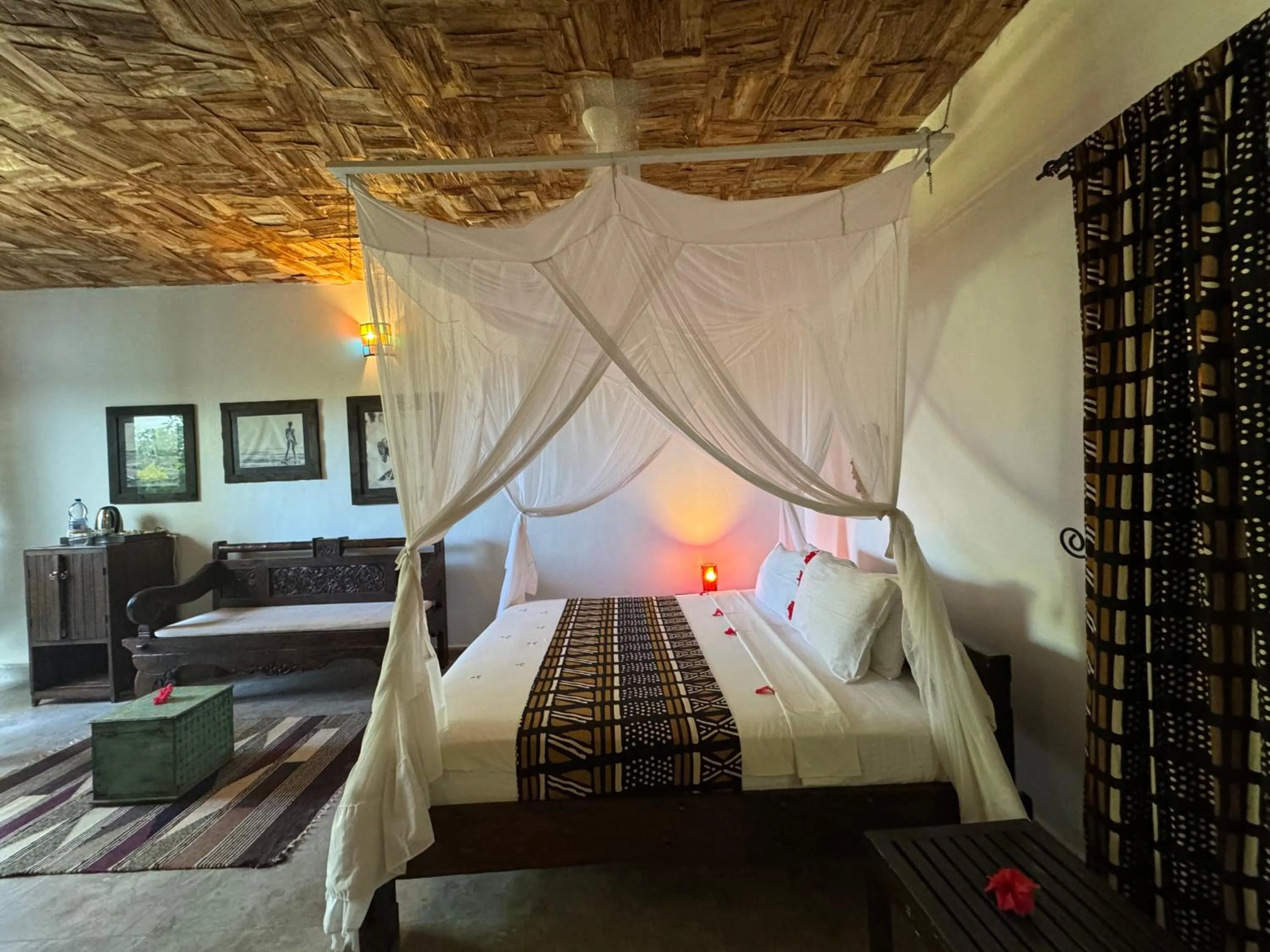 Bed in Jafferji Beach Retreat