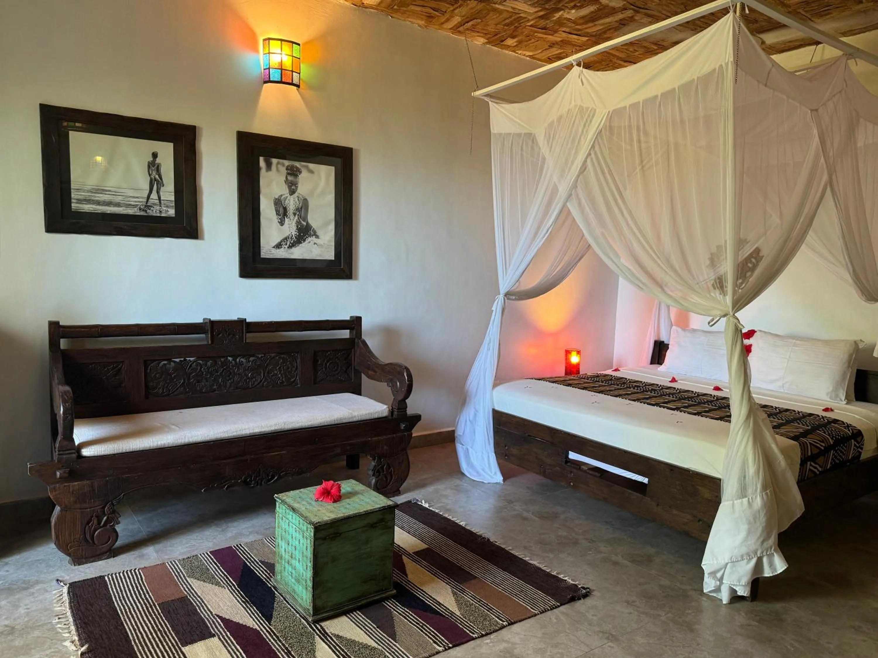 Bed in Jafferji Beach Retreat