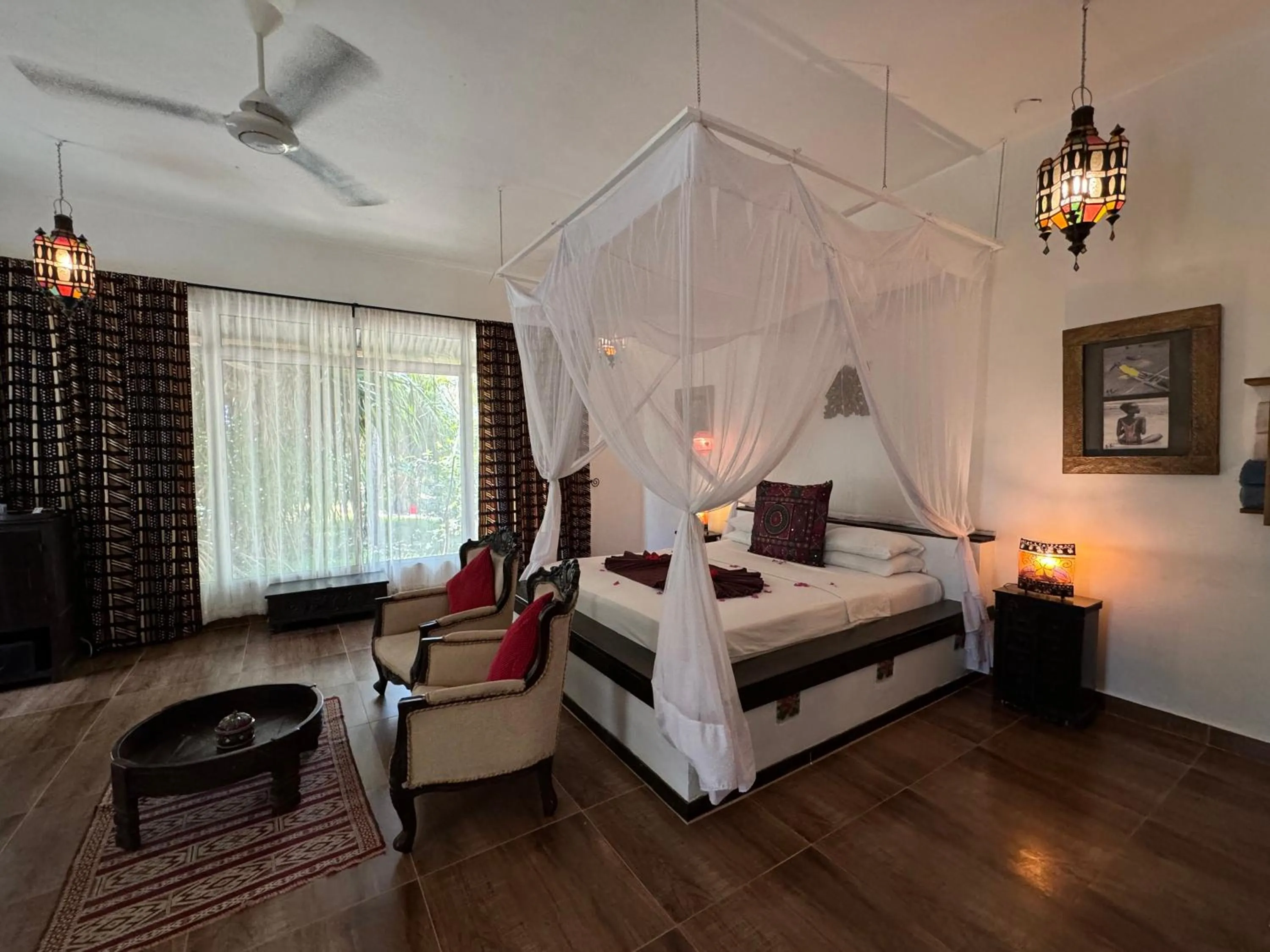 Bed in Jafferji Beach Retreat