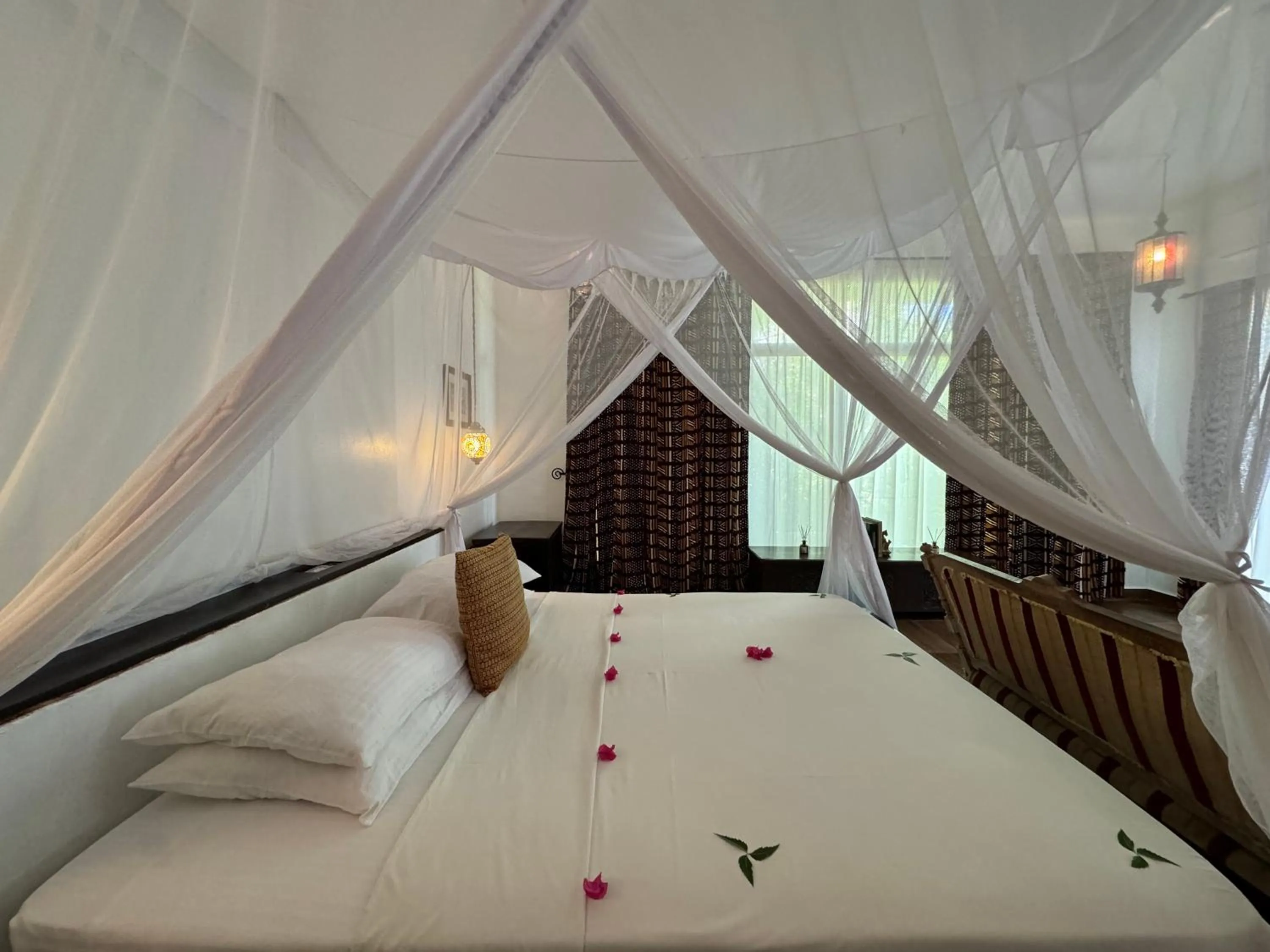 Bed in Jafferji Beach Retreat