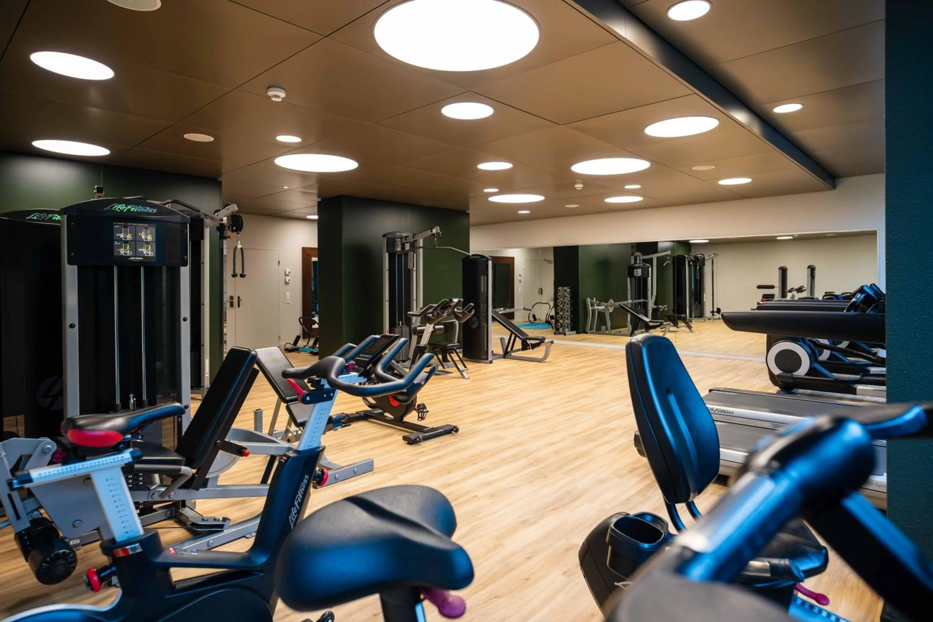 Fitness centre/facilities in Hotel Seepark Thun